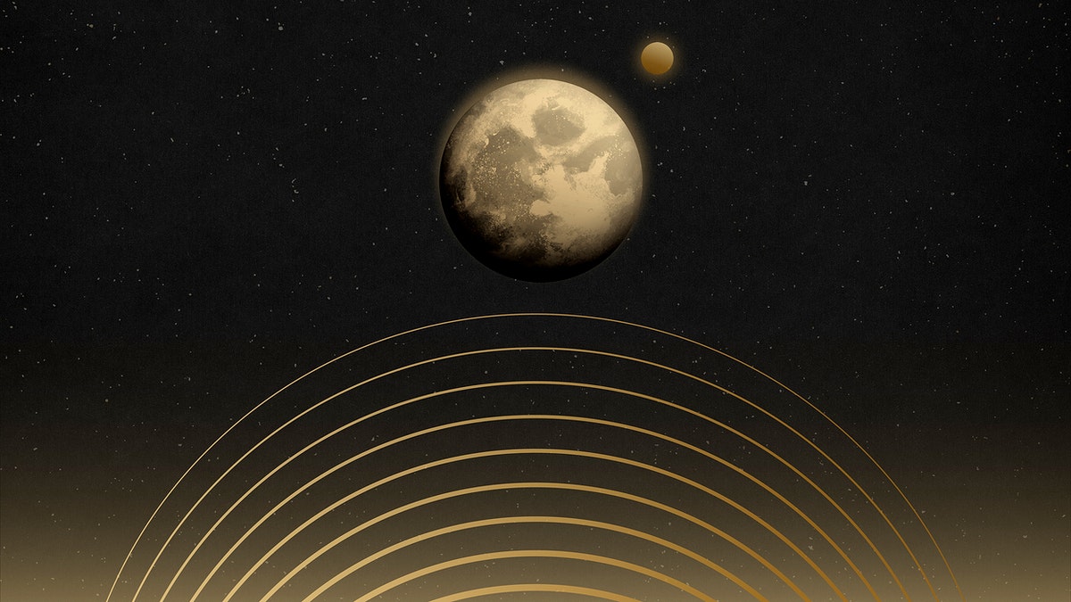 Galaxy moon computer wallpaper, beautiful