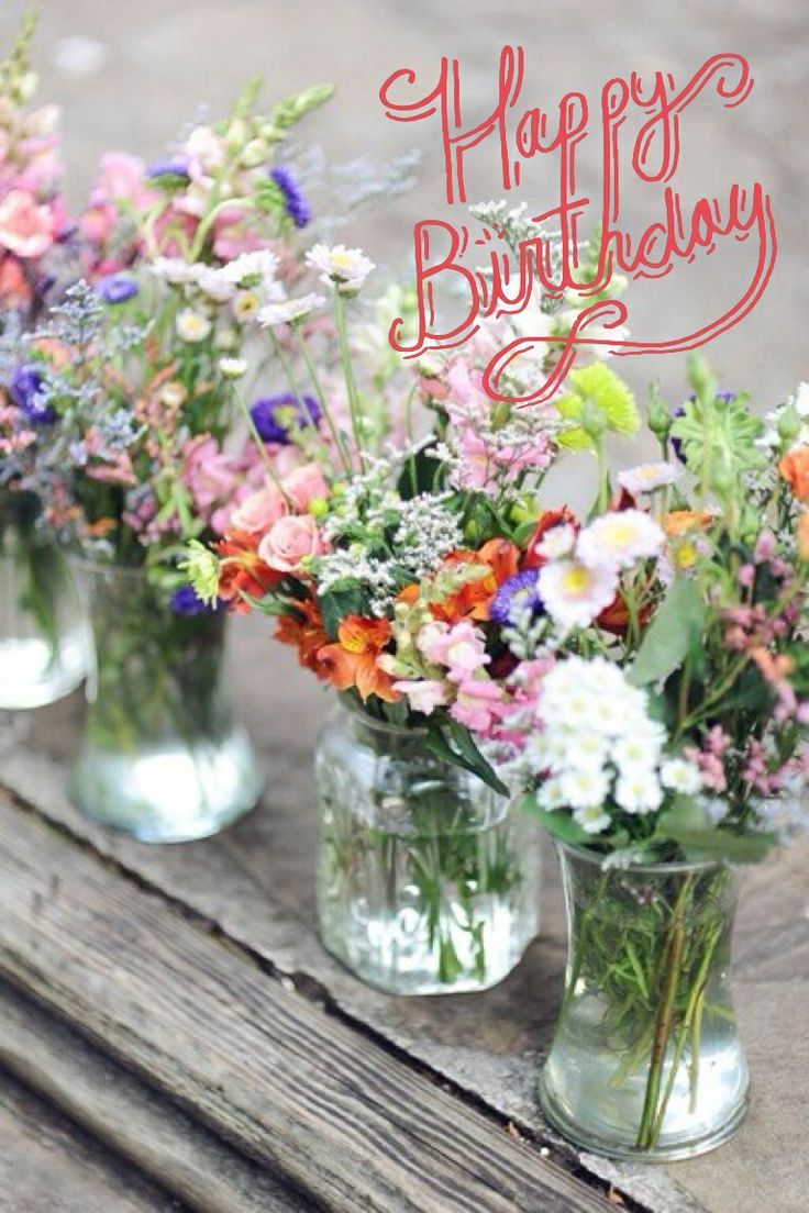 Happy Birthday Flowers Picture, Photo, and Image for Facebook, Tumblr, , and Twitter