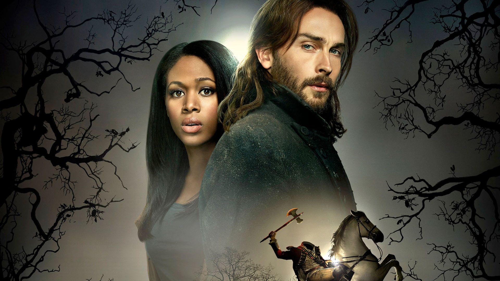Desktop Wallpaper Sleepy Hollow Tv Series, Lead Actors, Tom Mison, Nicole Beharie, HD Image, Picture, Background, Lxezoj