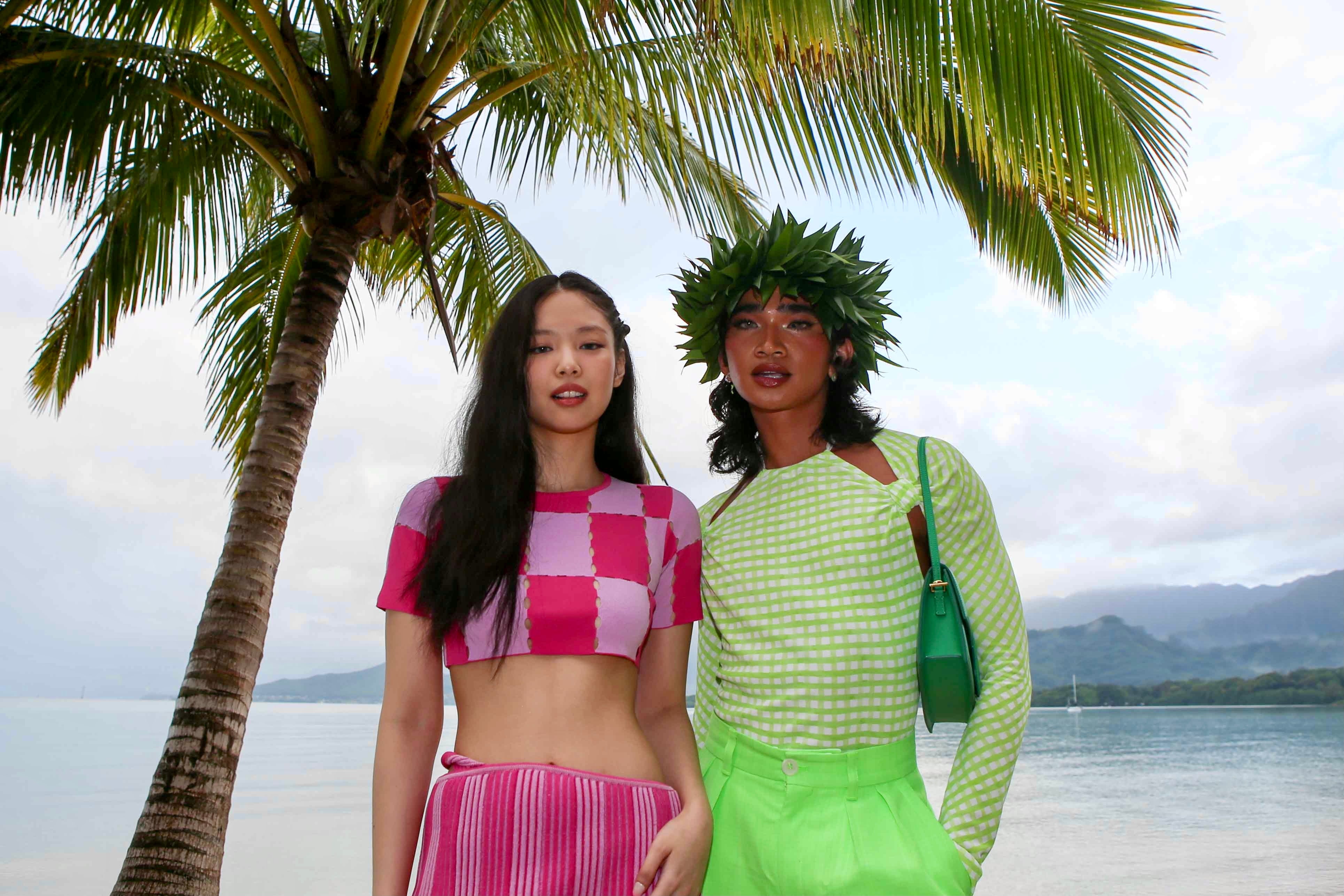 BLACKPINK's Jennie & Bretman Rock Met At Jacquemus Spring 2022 Ready To Wear Show In Hawaii
