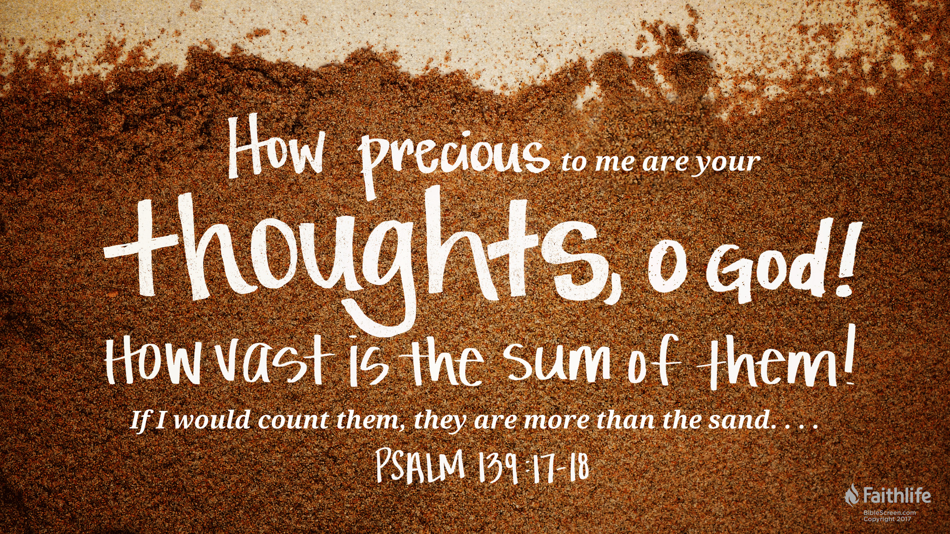 Psalm 139:17–18