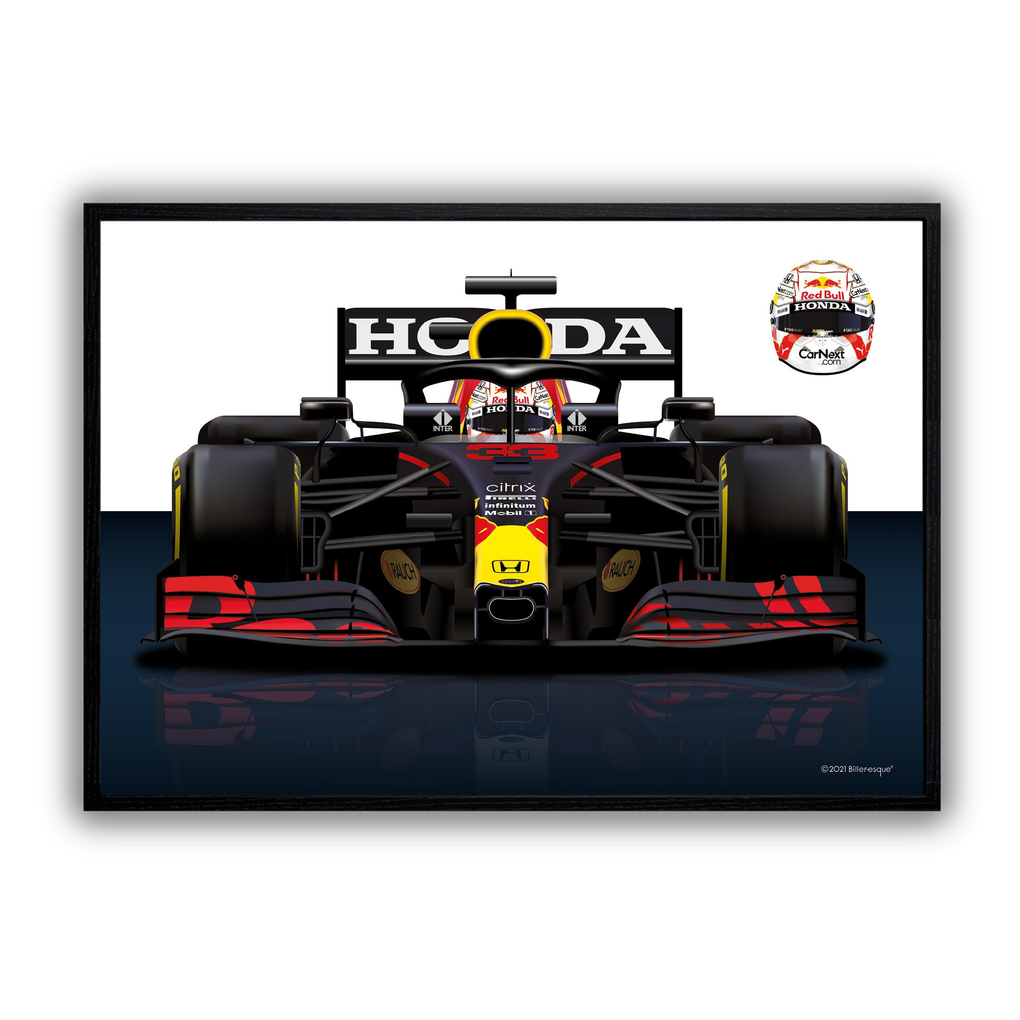 Formula 1 Max Verstappen 2022 Red Bull Racing Car Past