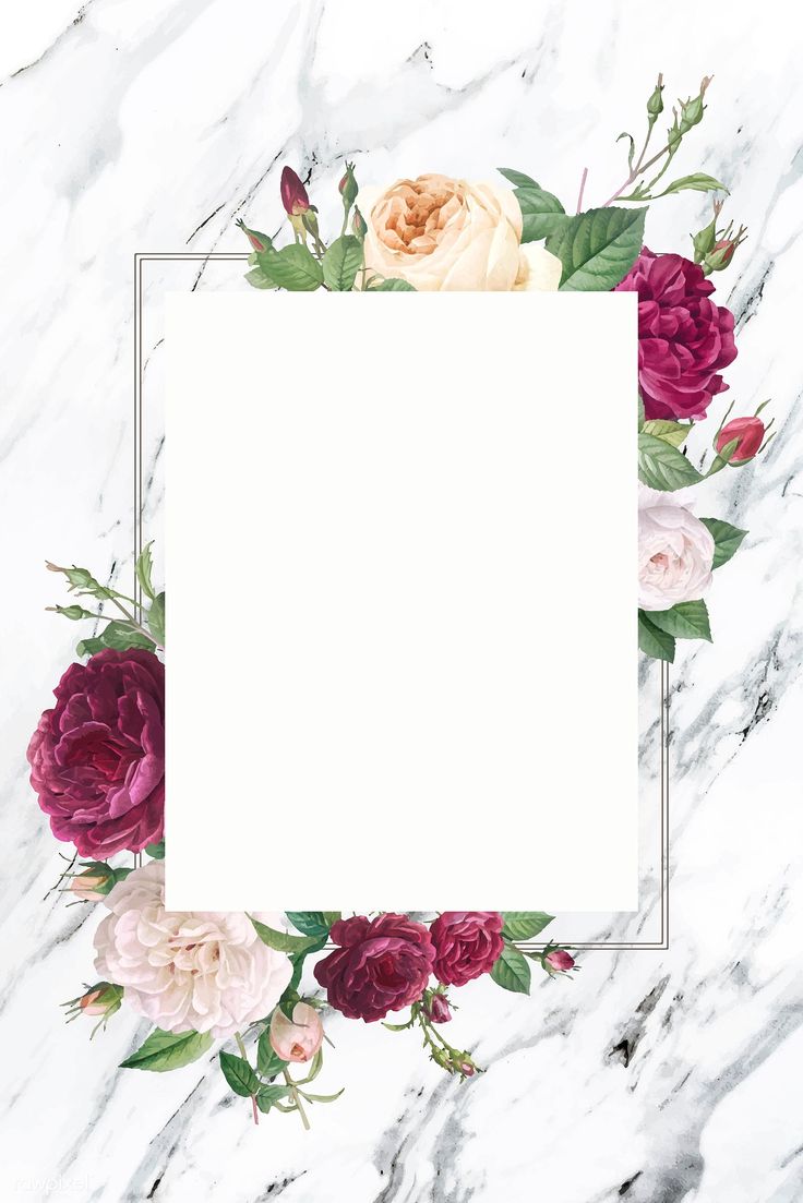 Download premium vector of Rectangular frame decorated with roses vector by PLOYPLOY about marble background, rose blank invitation, wedding invitation, wedding flowers, and wedding frame 596088