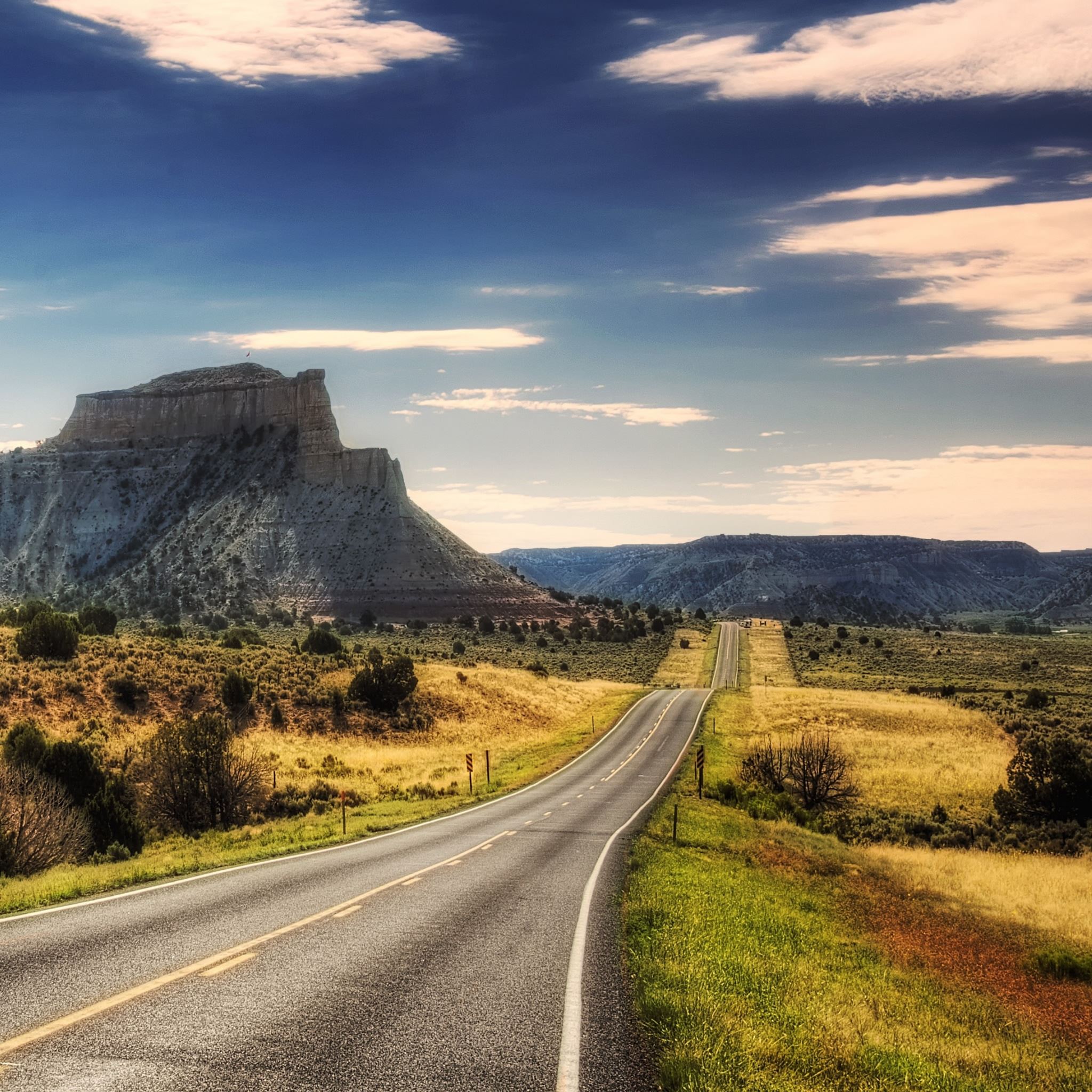 Desert Road iPad Air Wallpaper Free Download