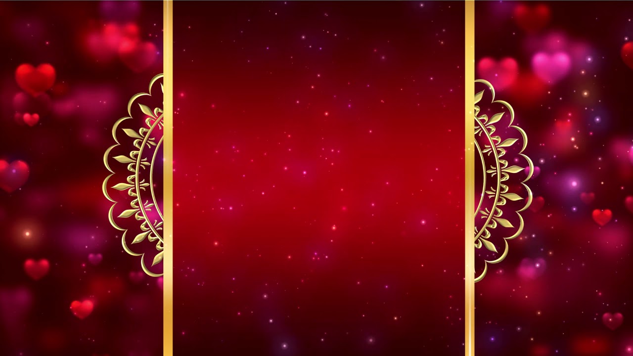 Royal Intro Title Wedding Invitation Background Video Effects HD