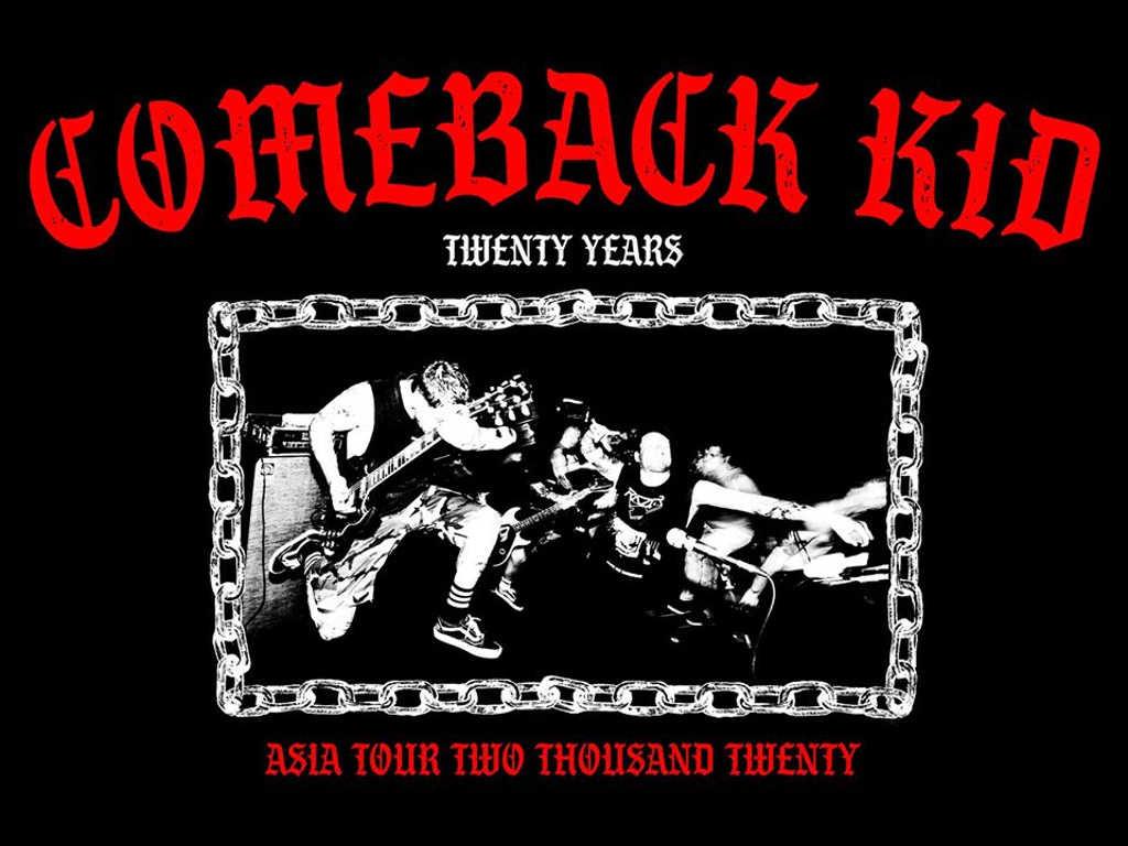 Comeback Kid includes Asia in 20th anniversary tour