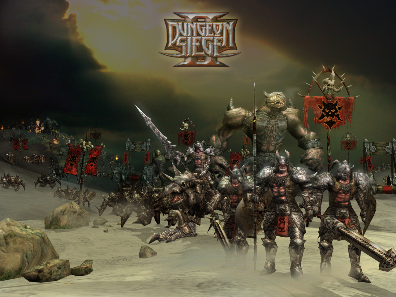 Dungeon Siege II (2005) promotional art