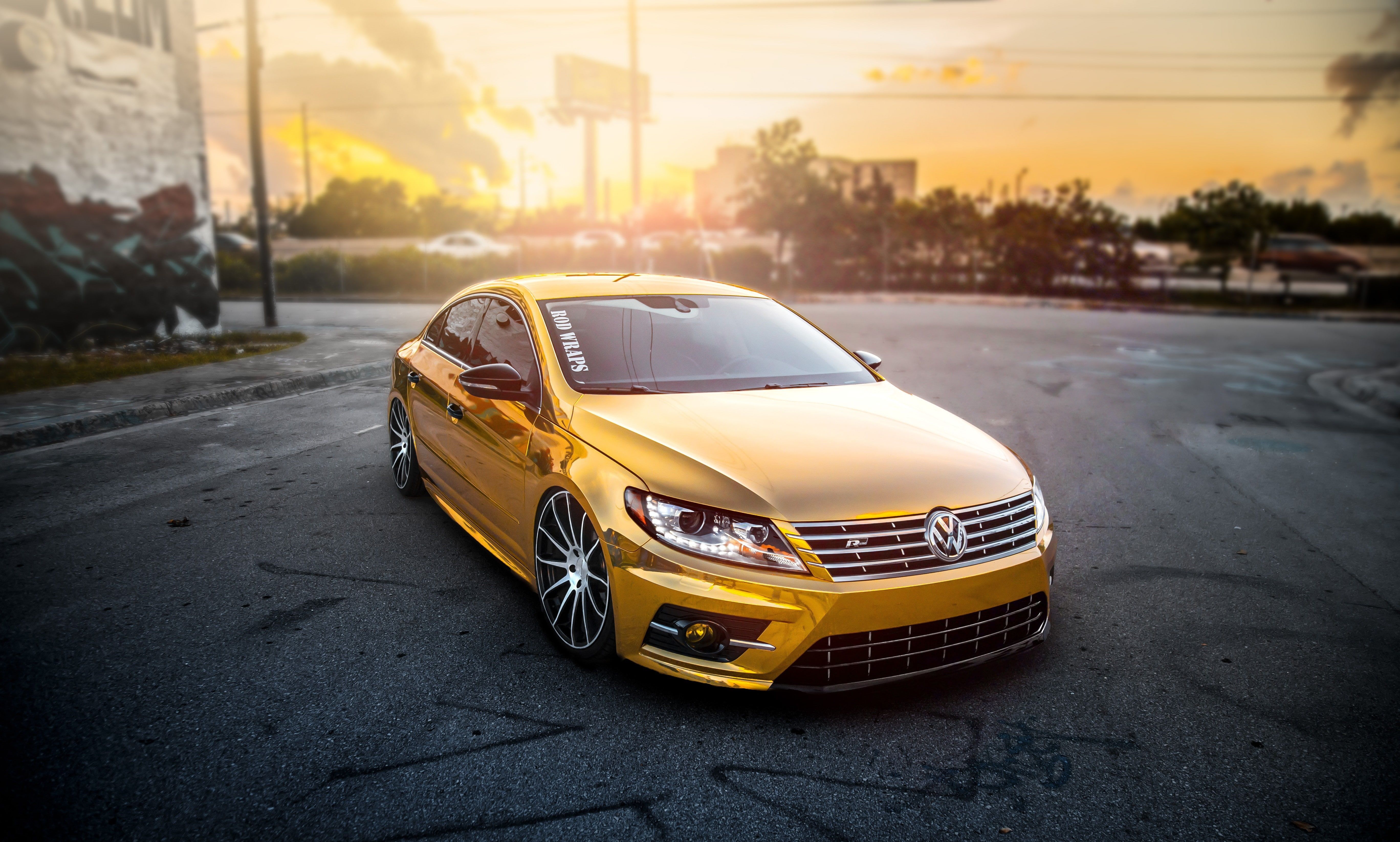 HD wallpaper: volkswagen passat cc r line, transportation, car, mode of transportation