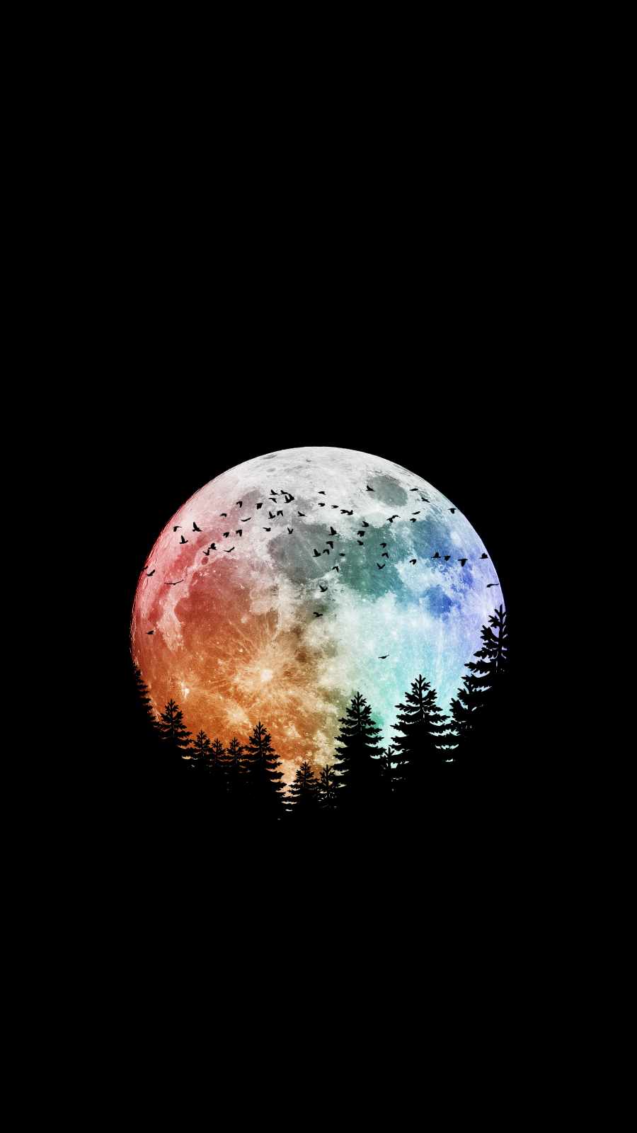 Amoled Moon IPhone Wallpaper Wallpaper, iPhone Wallpaper