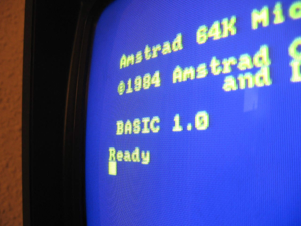 Amstrad CPC screen