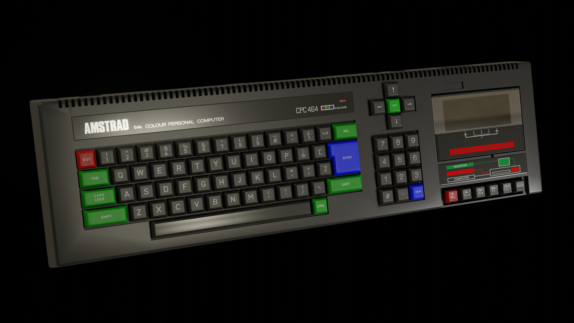 Amstrad CPC 464 64k COLOUR PERSONAL COMPUTER