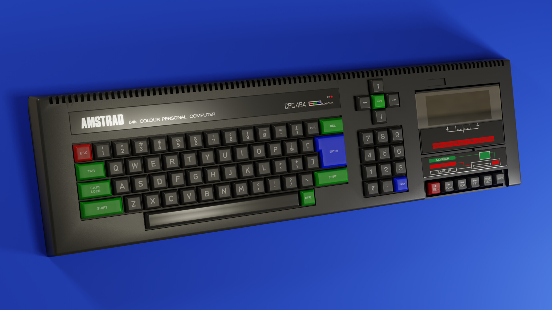 Amstrad CPC 464 64k COLOUR PERSONAL COMPUTER