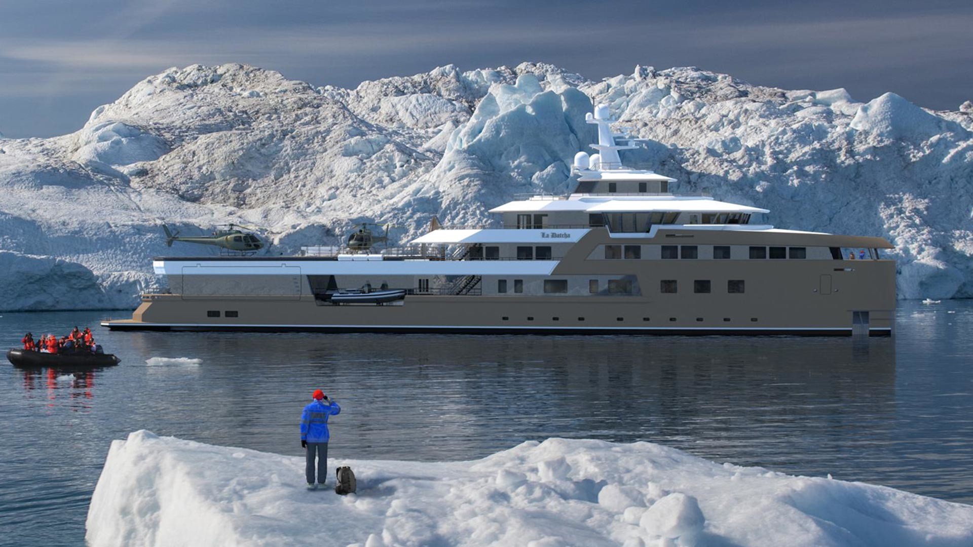 Check out the first ever private ICEBREAKER yacht (PHOTOS)