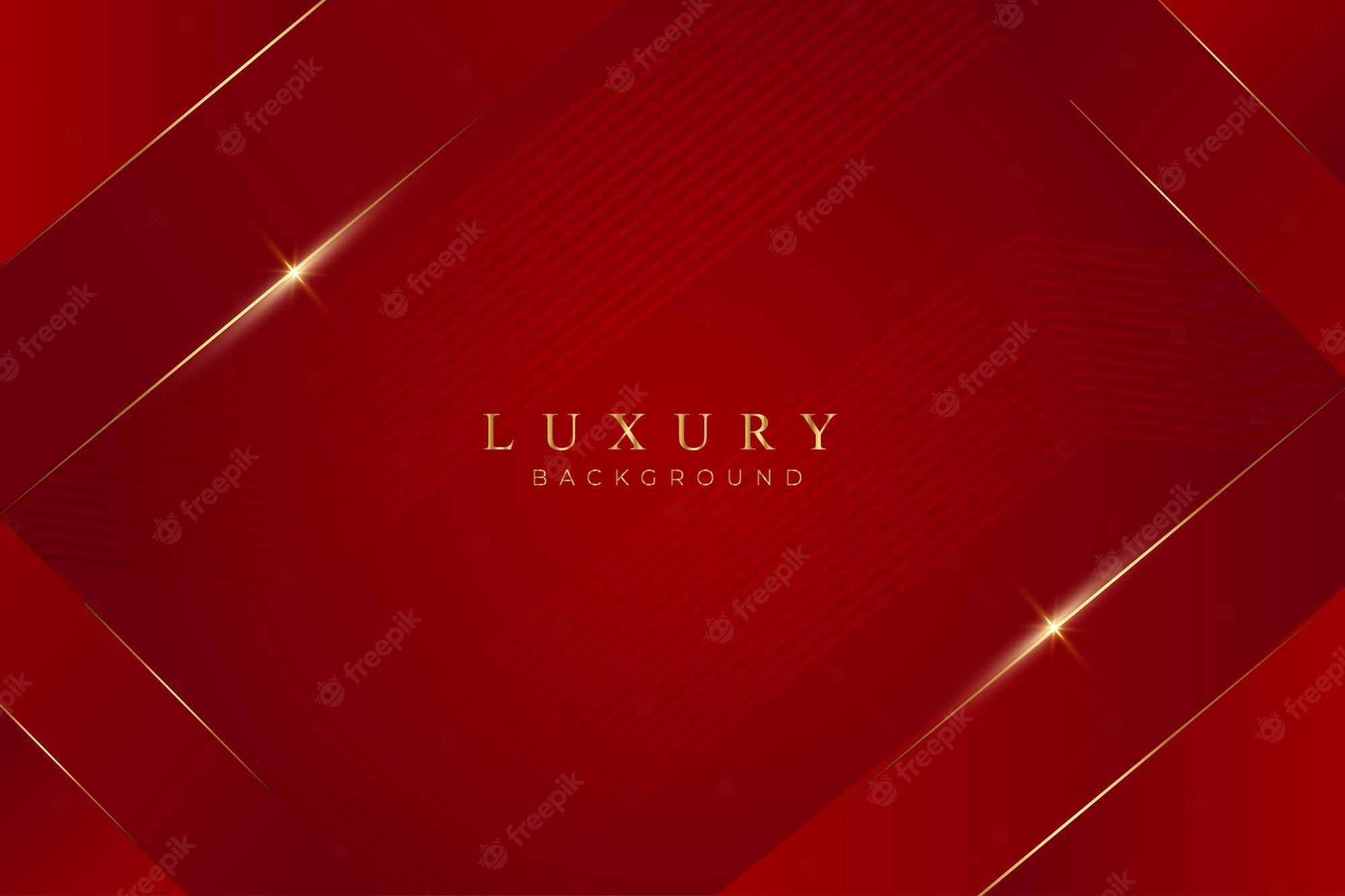 Premium Vector. Abstract luxury elegant red background