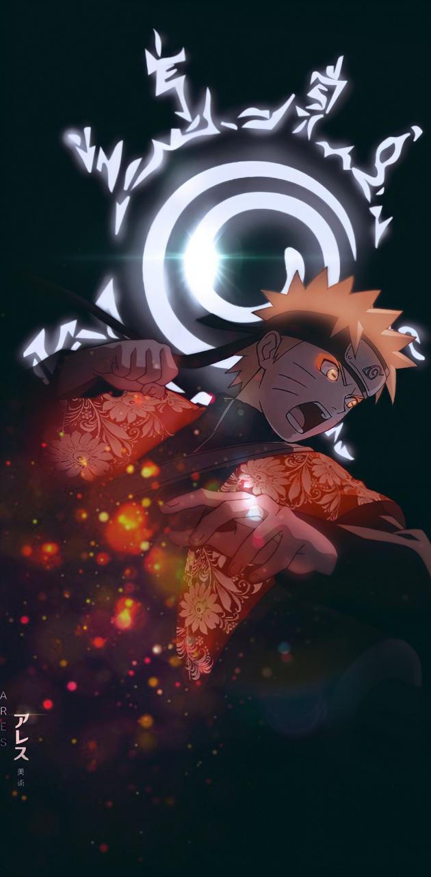 Naruto Glowing Eyes Colorful Desktop Wallpaper - Naruto Wallpaper