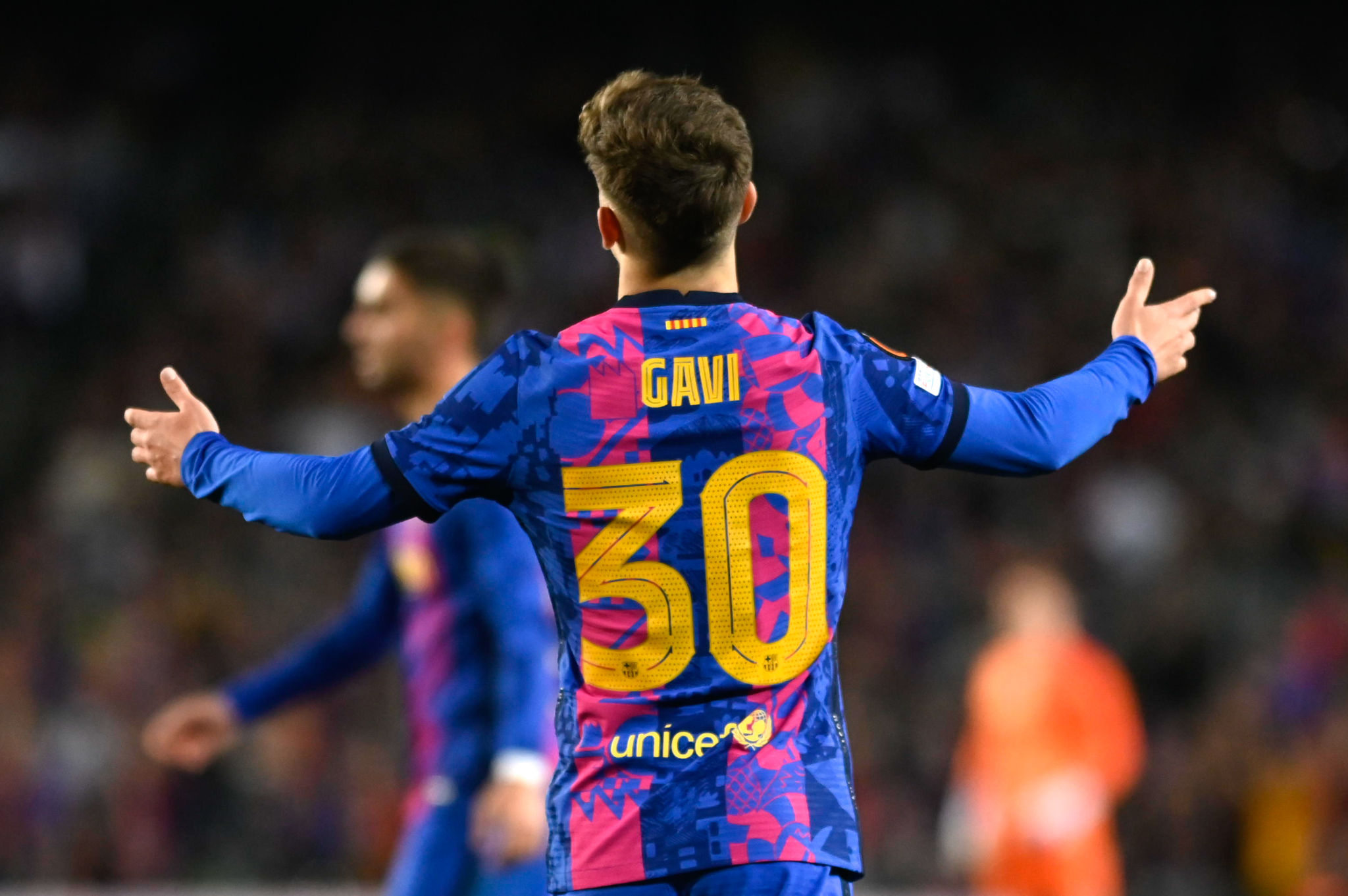 FC Barcelona Gavi Soccer Player