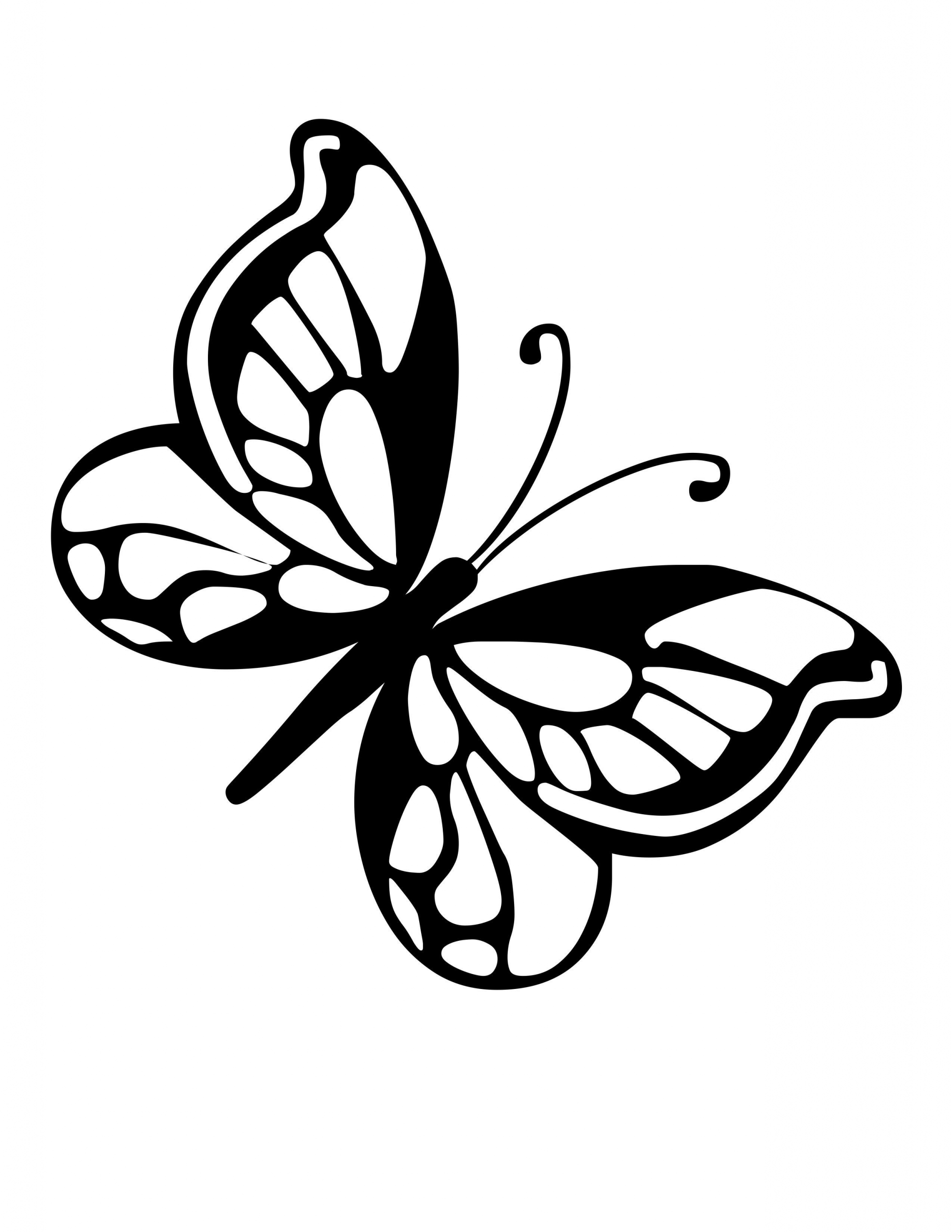 Cute Butterfly Drawing (43 photo) Drawings for sketching and not only