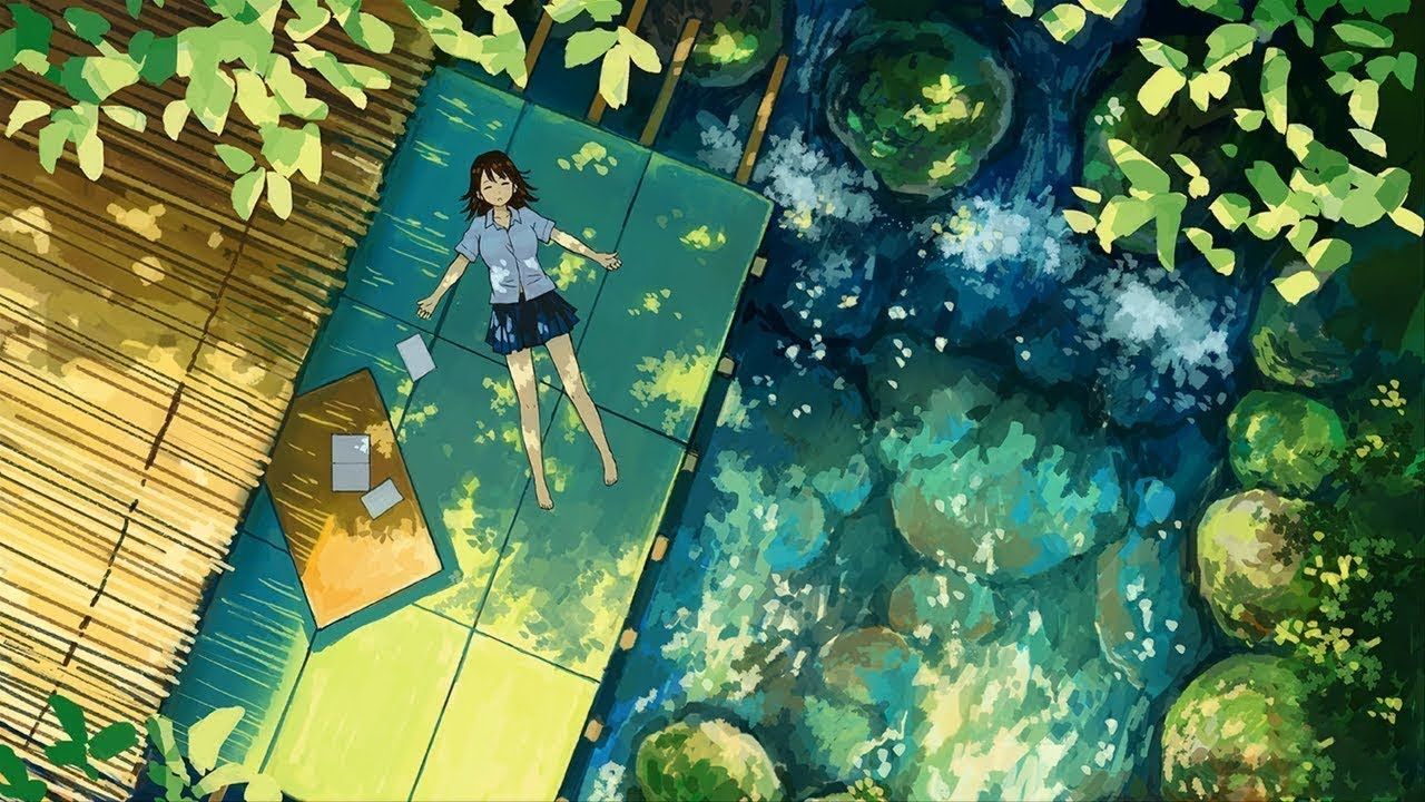 Anime Lo Fi Desktop Wallpaper