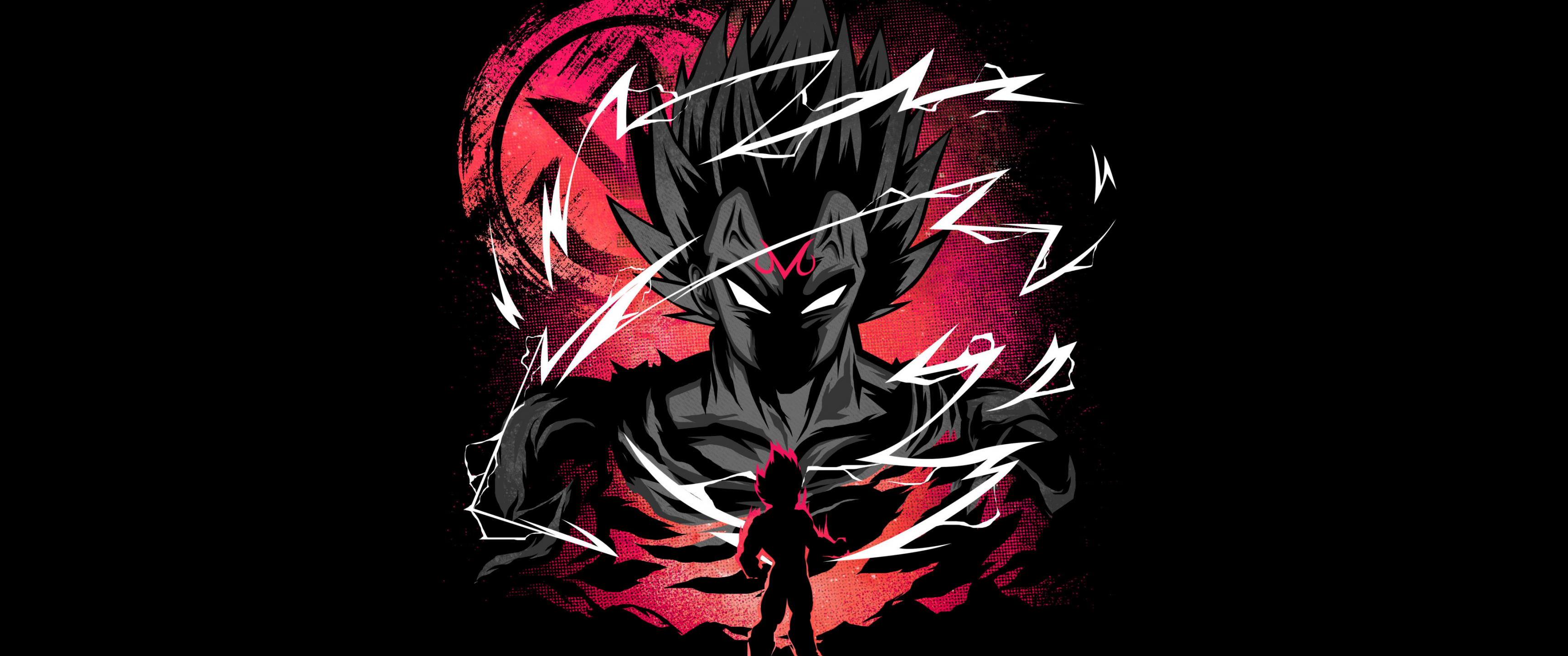 Vegeta Wallpaper 4K, Dragon Ball Super, Black background, Anime