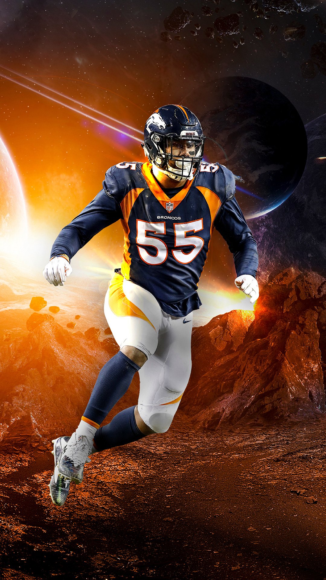 Download Denver Broncos Legendary Players Wallpaper