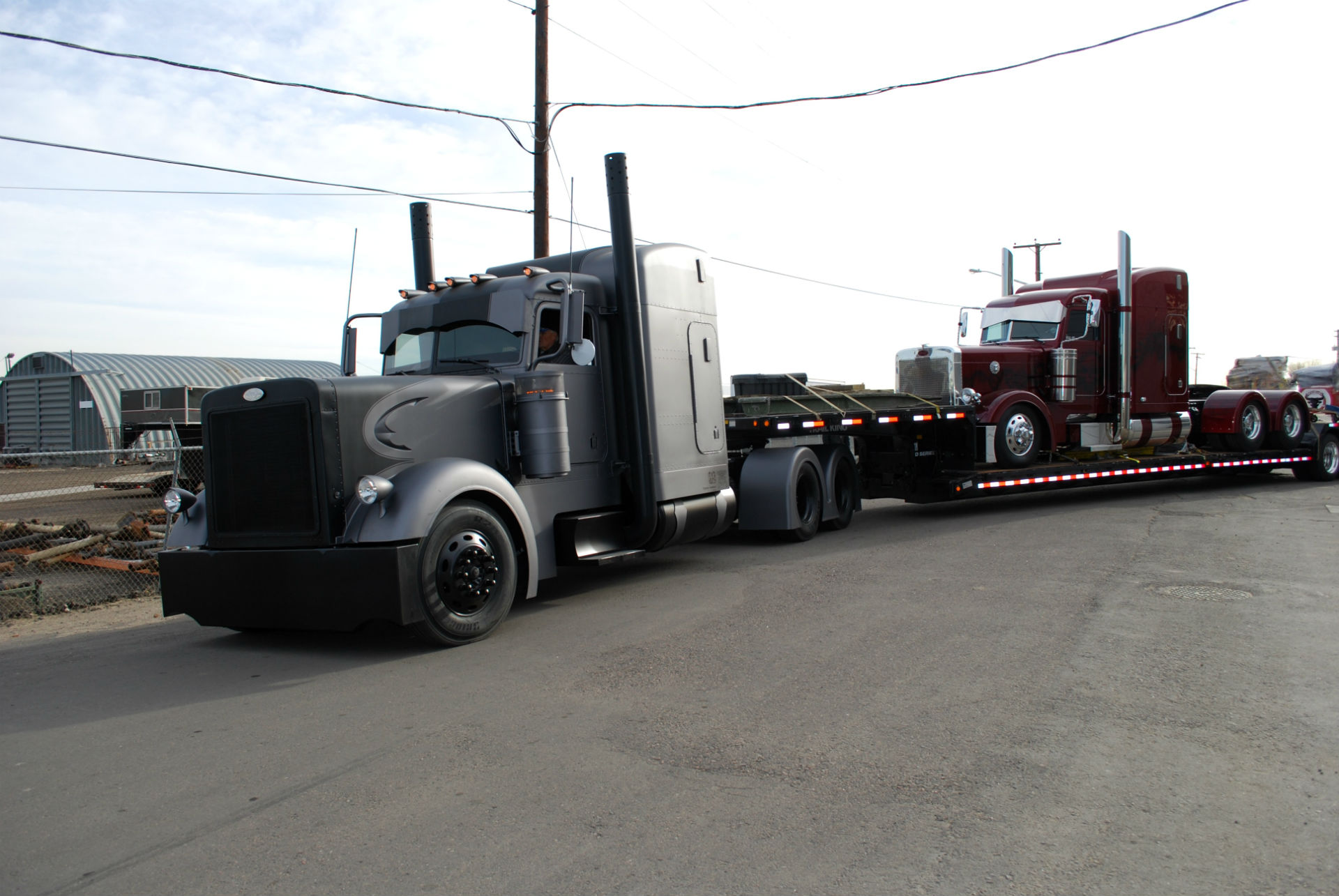 Peterbilt semi trucks tractor rigs wallpaperx1285