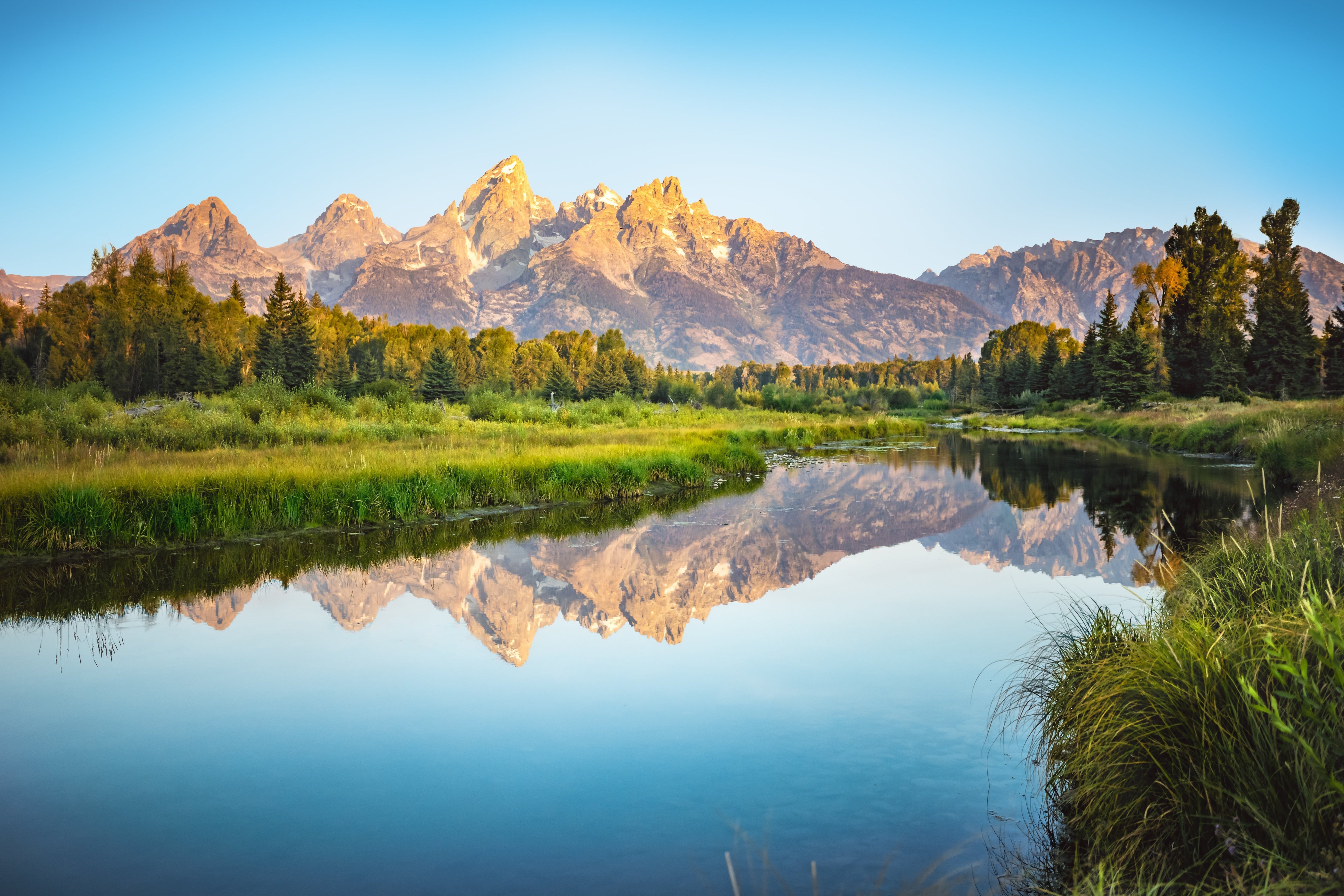 Schwabacher Landing, Grand Teton National Park Wallpapers - Wallpaper Cave