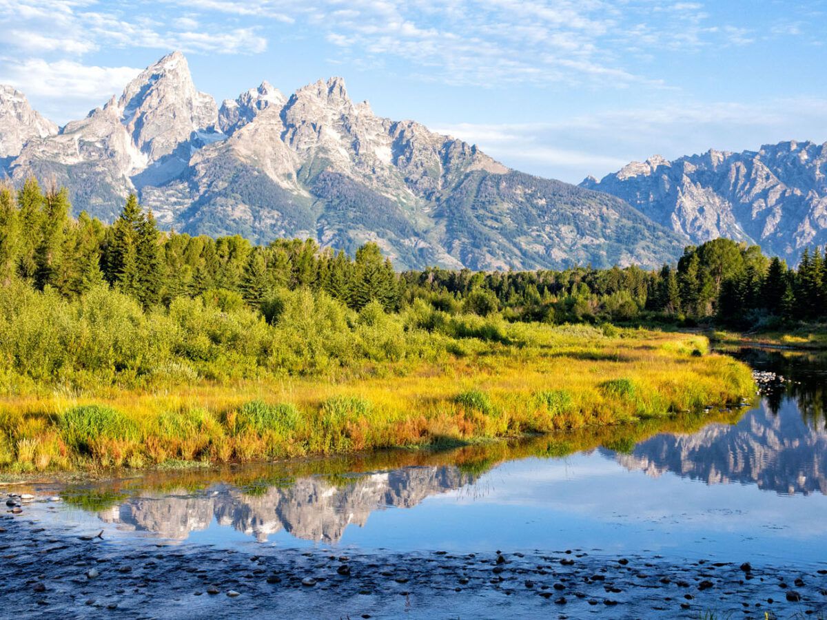 Schwabacher Landing, Grand Teton National Park Wallpapers - Wallpaper Cave