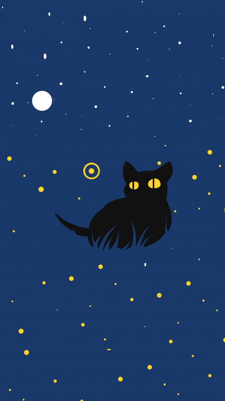 Cat Art 8 iPhone Wallpaper