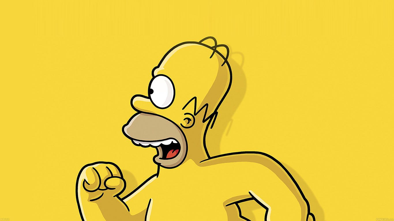 wallpaper for desktop, laptop. wallpaper catch homer if you can homer simpsons illust