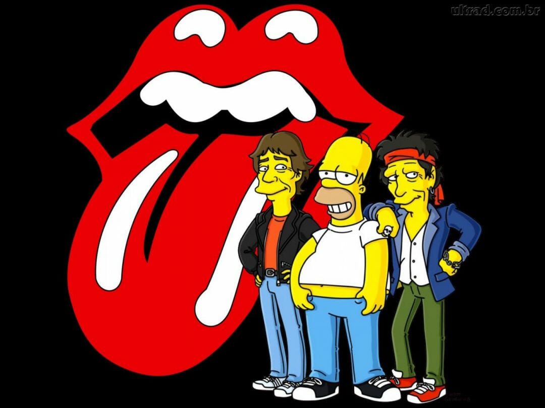Rolling Stones (Simpsons version). Gifts. Homer / iPhone HD Wallpaper Background Download (png / jpg)