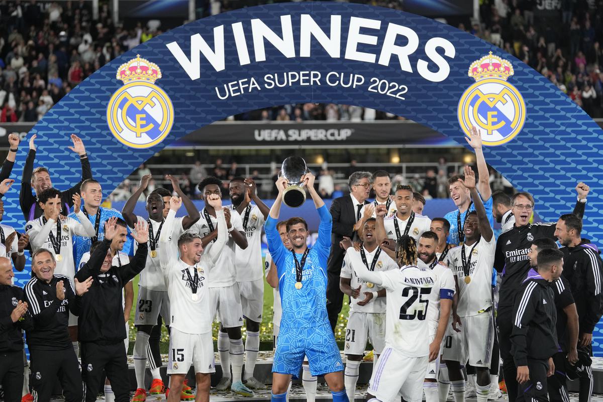UEFA Super Cup. Benzema, Alaba Score As Real Madrid Beats Eintracht Frankfurt 2 0