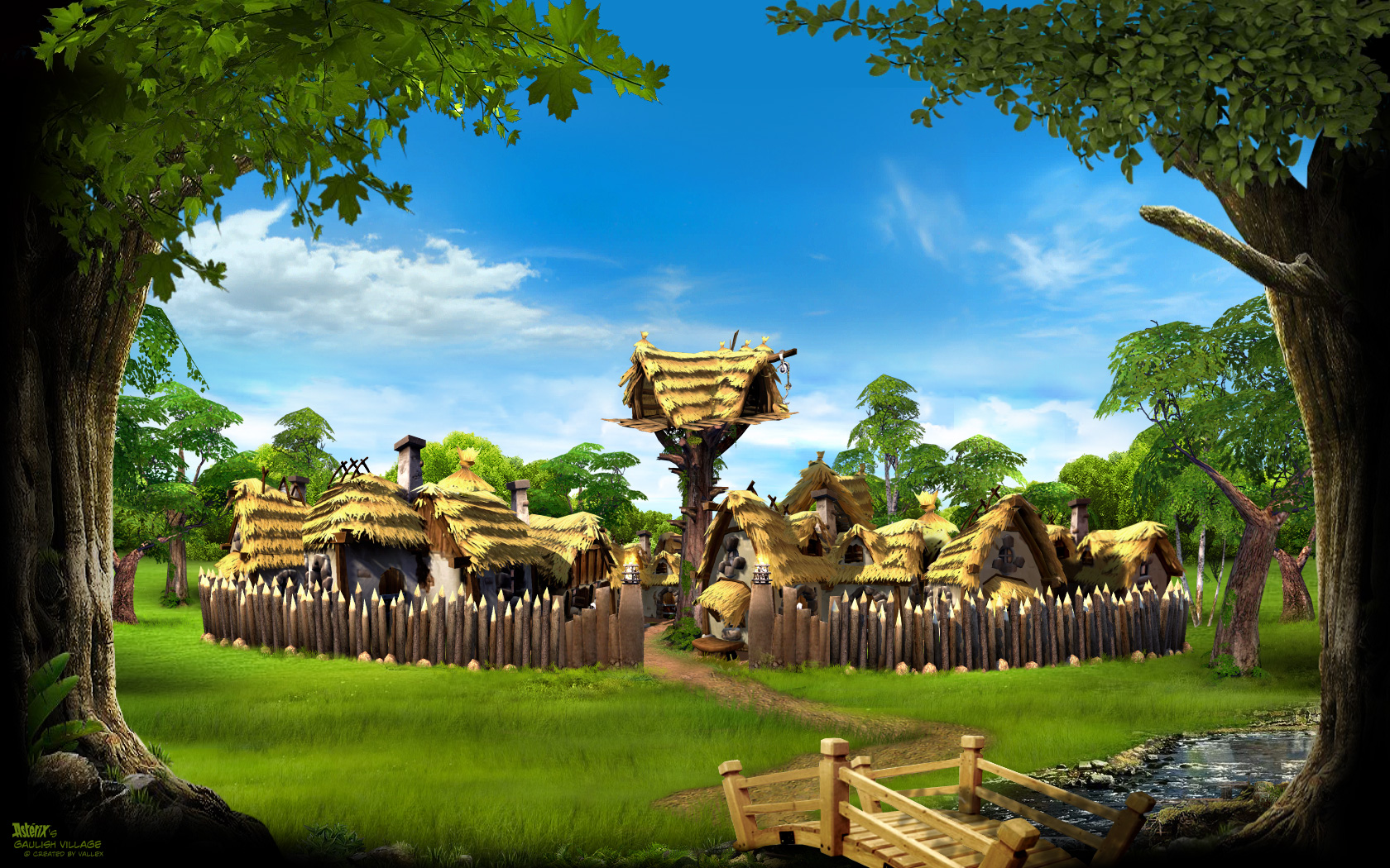 Village Wallpaper Book