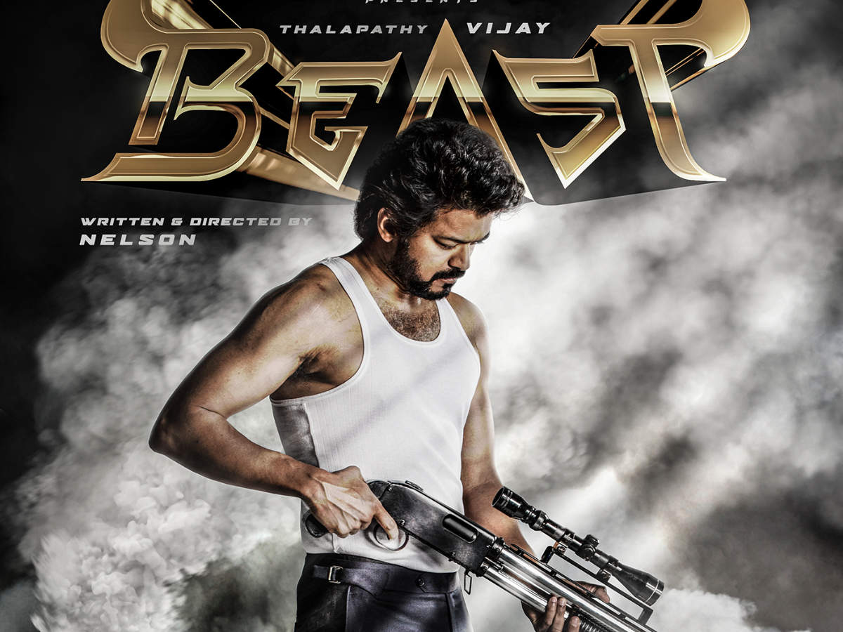 Thalapathy 65 first look / Vijay's 'Beast' poster: Vijay's film with Nelson Dhilipkumar titled 'Beast'