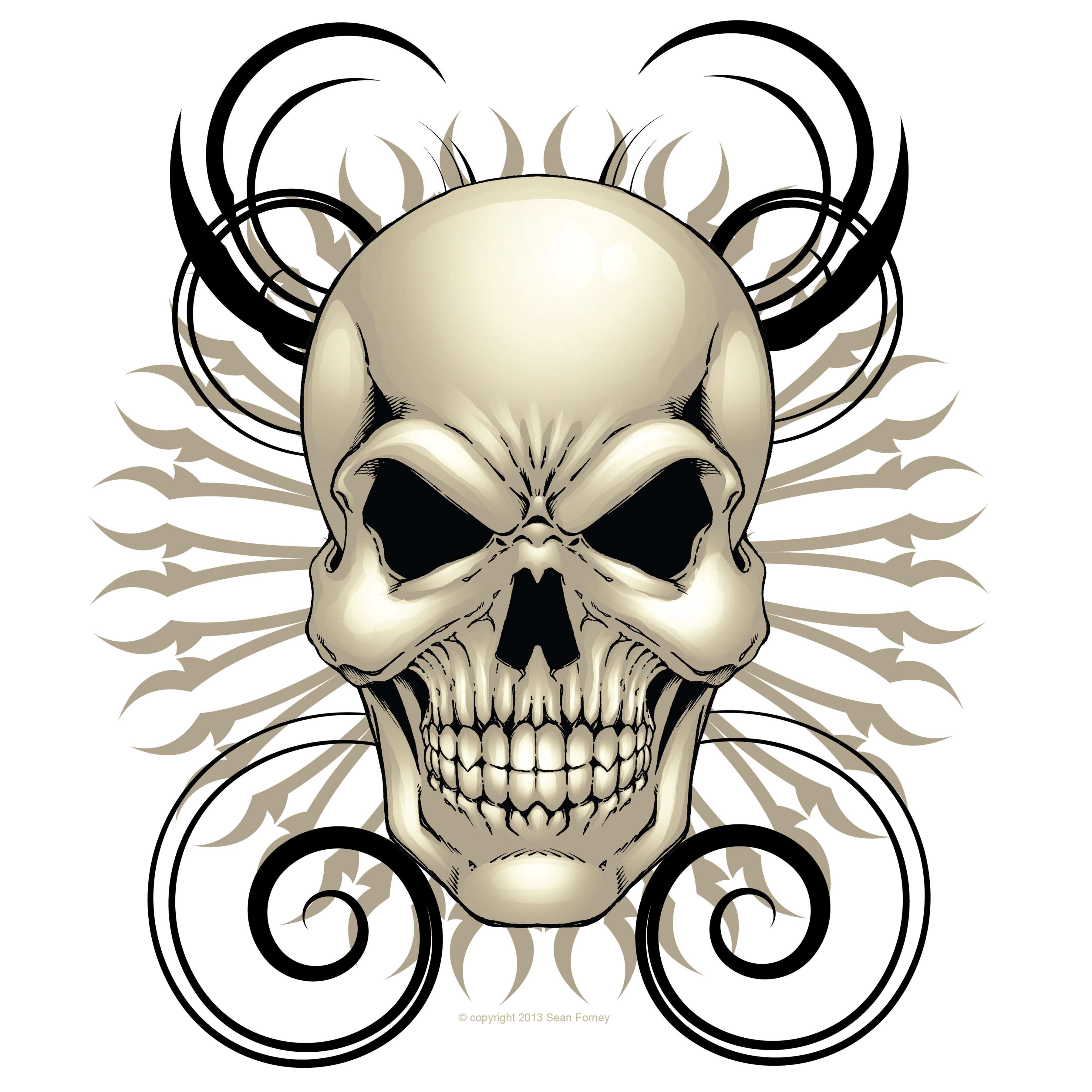 Skull Design 12 x 12 � Sean Forney � Online Store Powered by Storenvy. Skull artwork, Skull, Skeleton art