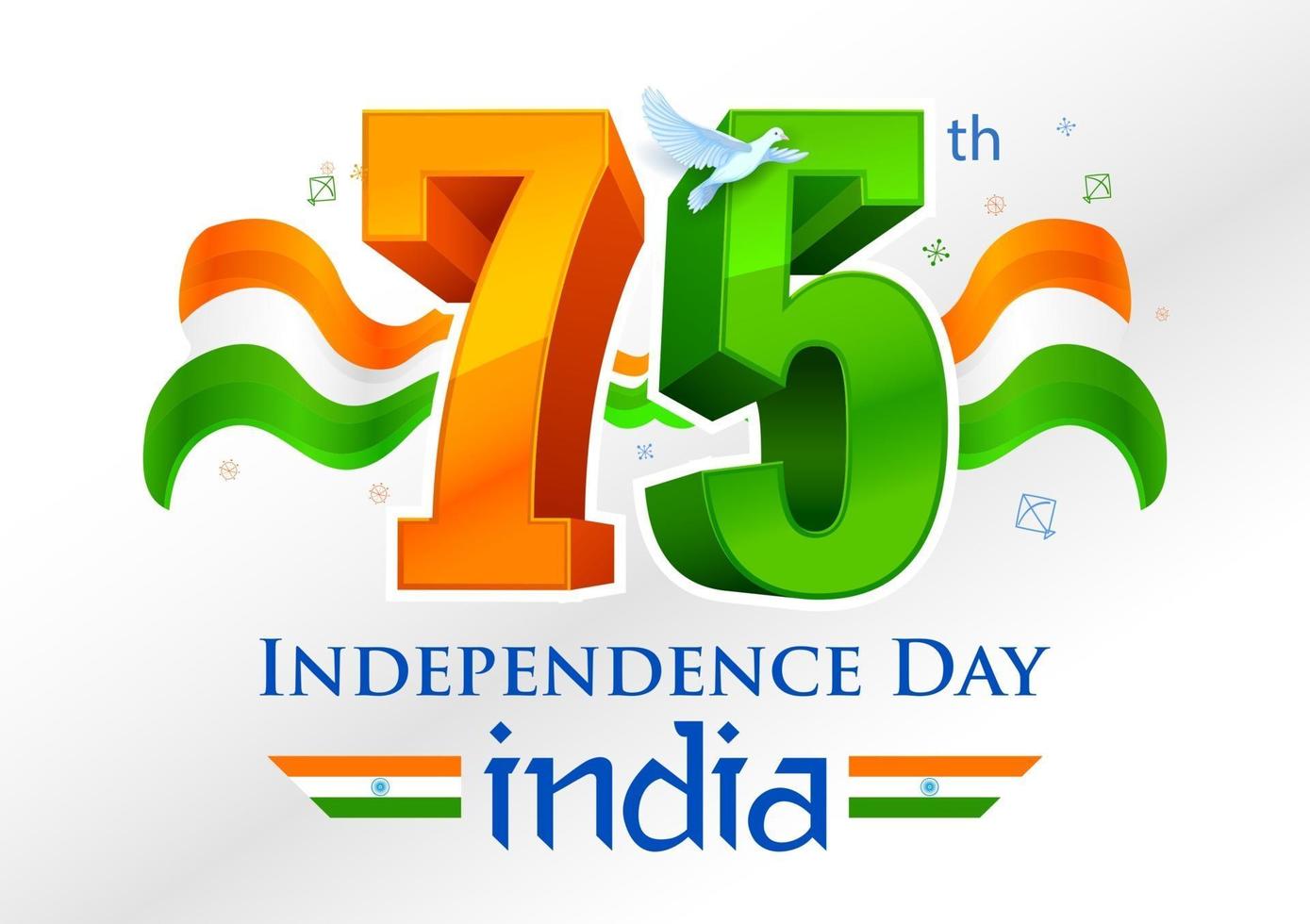 Tricolor for 75th Independence Day of India on 15th August