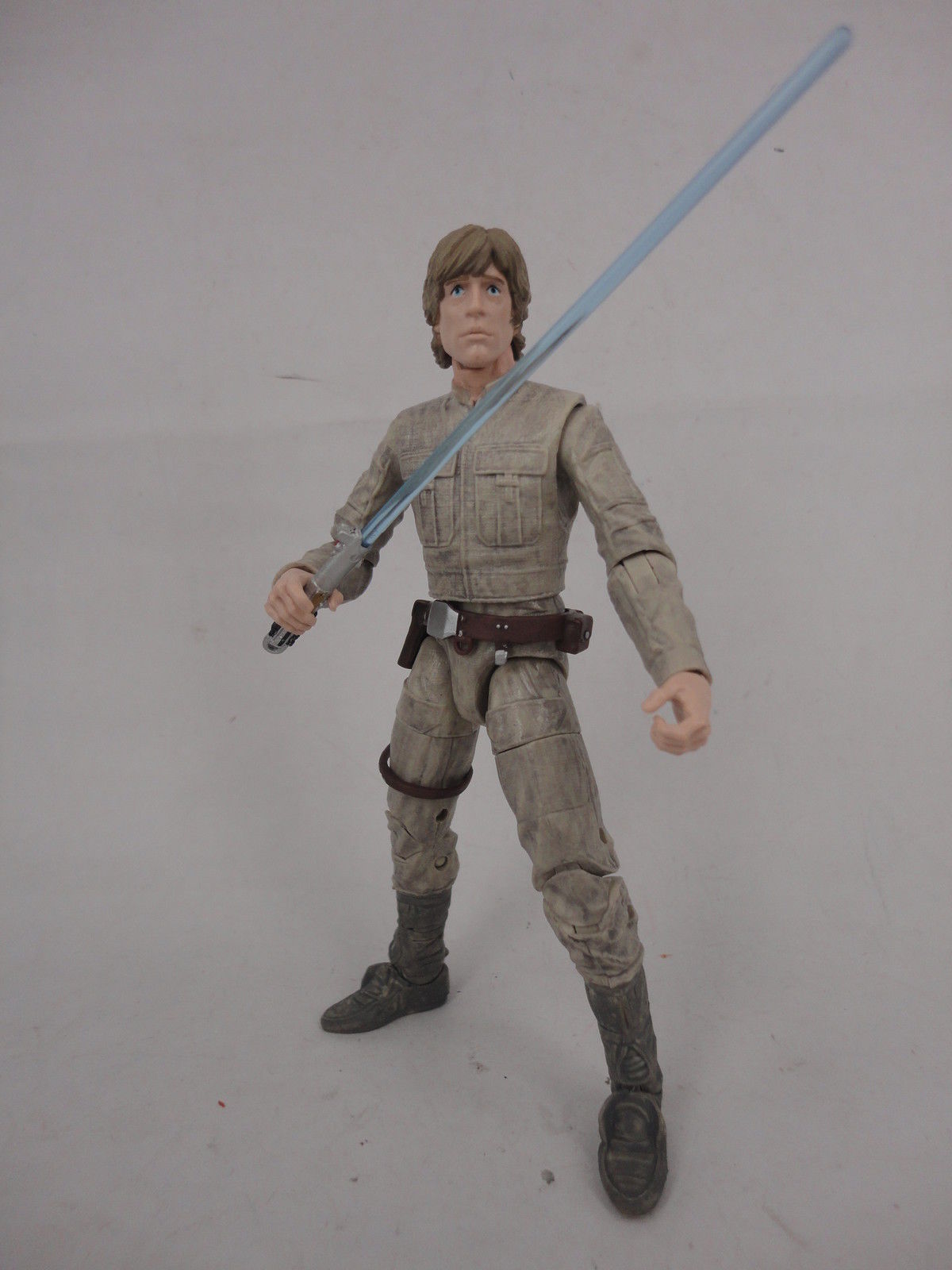 Star Wars Black Series 6 Inch Stormtrooper And Bespin Luke Skywalker In Hand Image