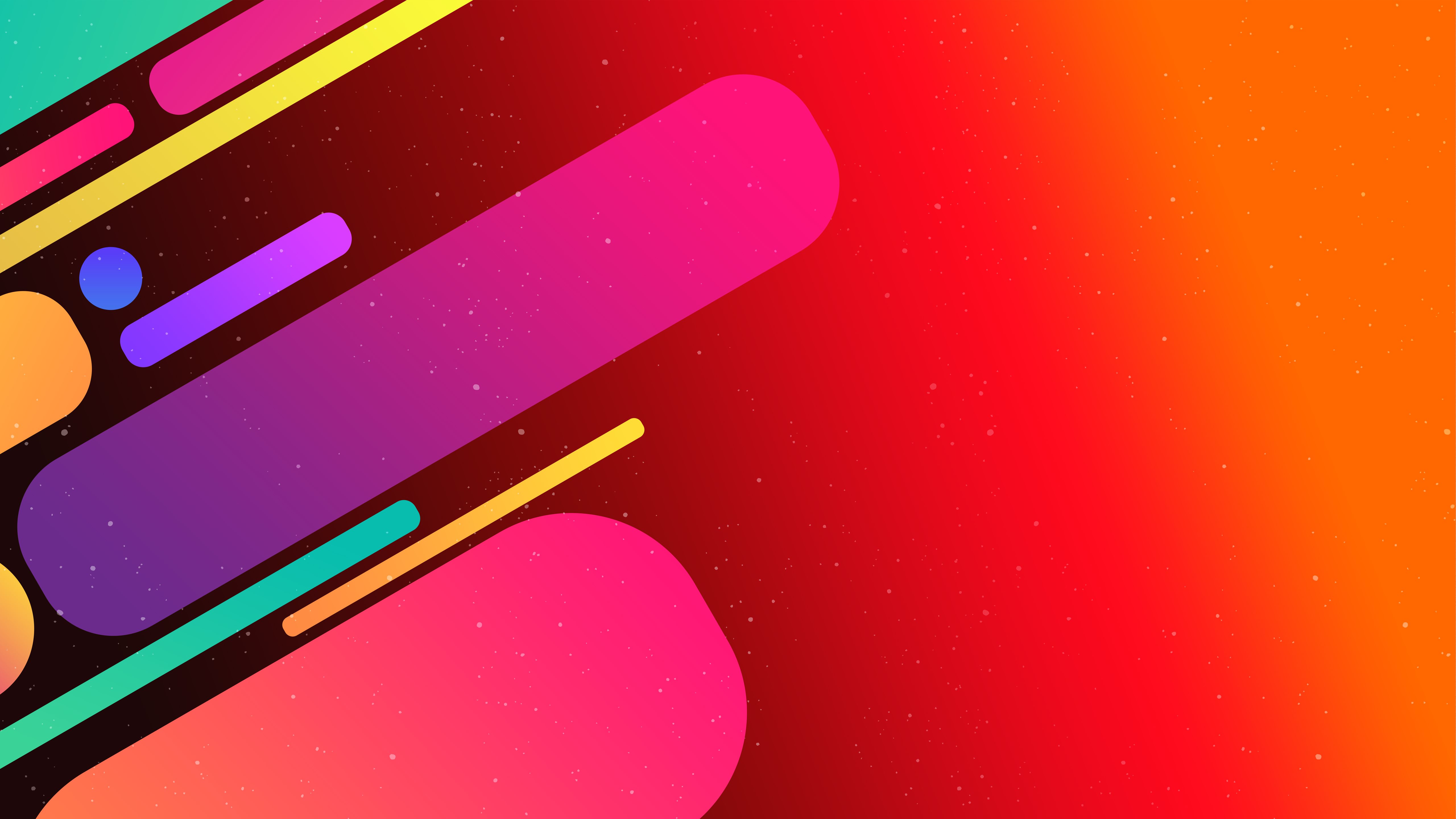 minimal music shapes 8k MacBook Air Wallpaper Download