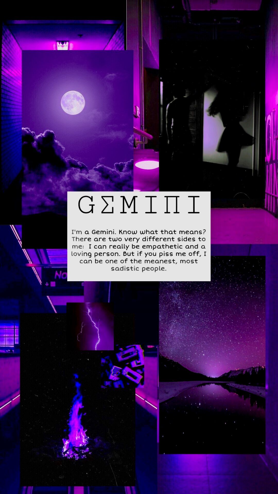 Gemini black zodiac HD phone wallpaper  Peakpx