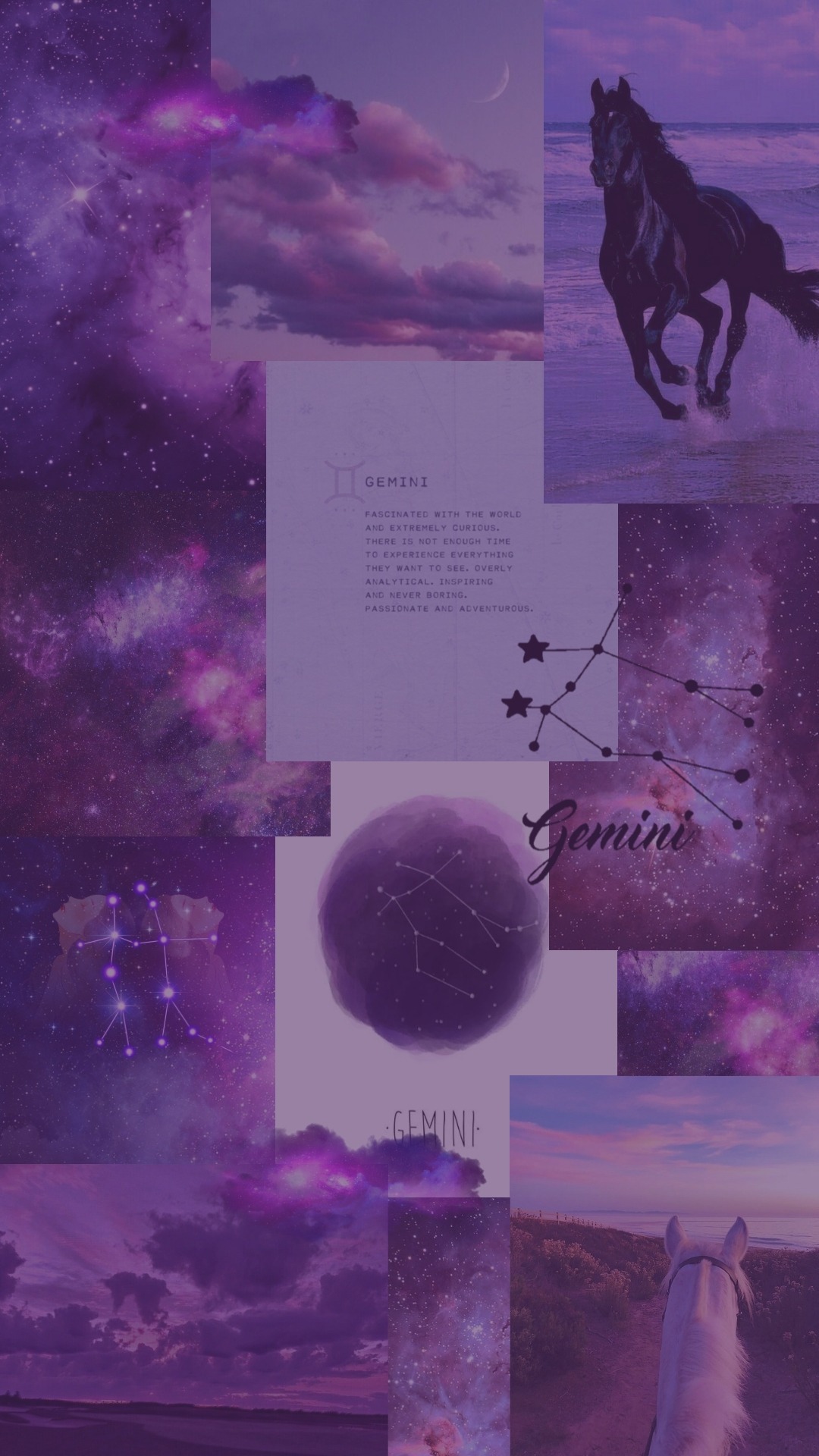 Download Gemini Purple Logo Wallpaper  Wallpaperscom