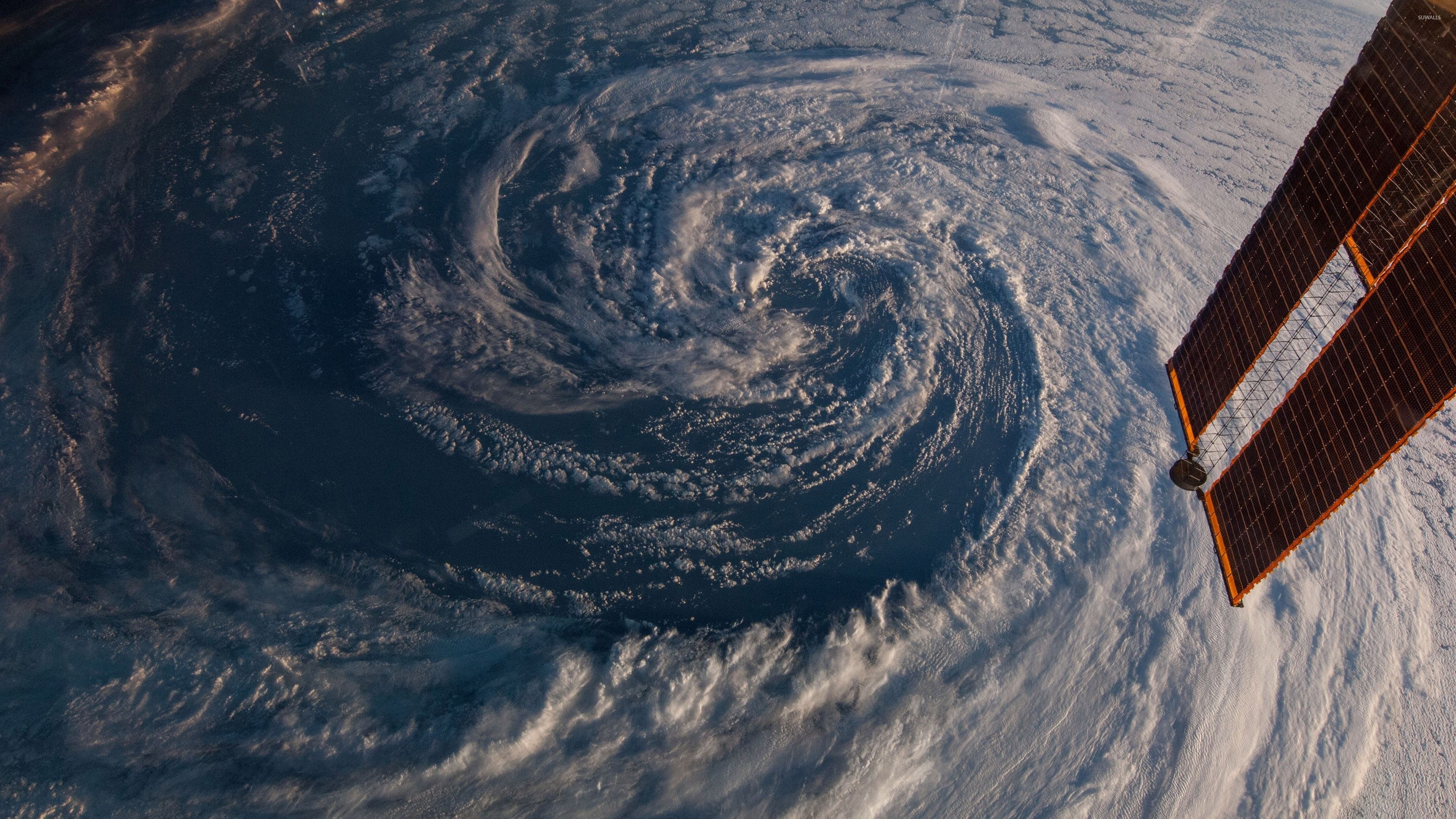 Hurricane 4K wallpaper for your desktop or mobile screen free and easy to download