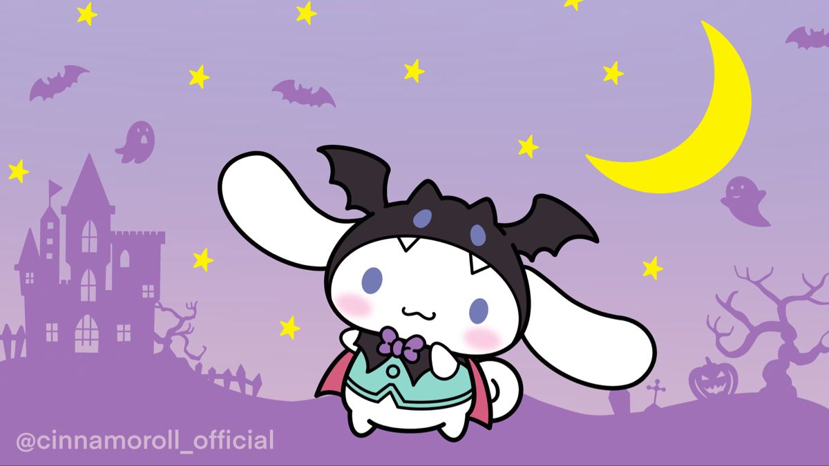 Halloween Cinnamoroll. Hello kitty, Sanrio wallpaper, Kitty