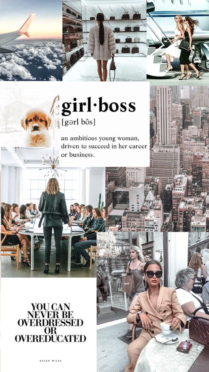 boss woman vision board. Vision board wallpaper, Vision board picture, Vision board collage
