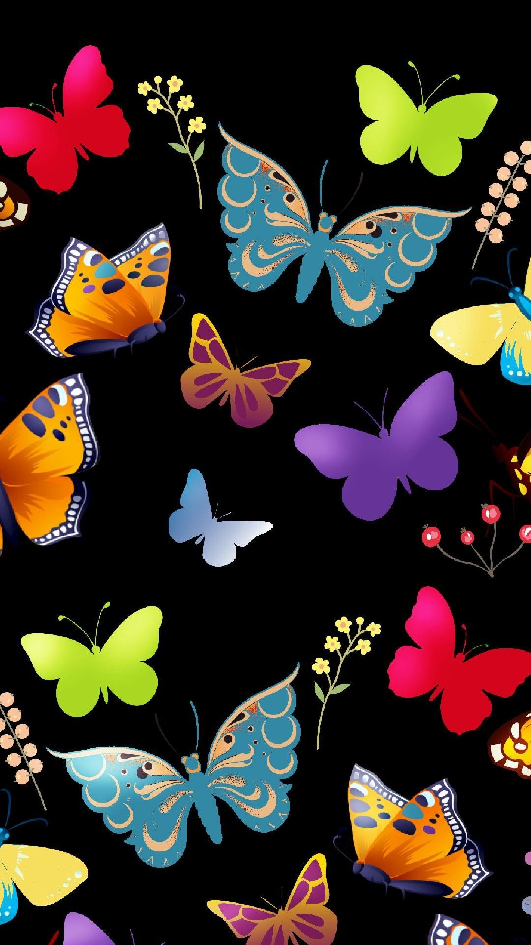 Colourful Butterfly Wallpapers Wallpaper Cave