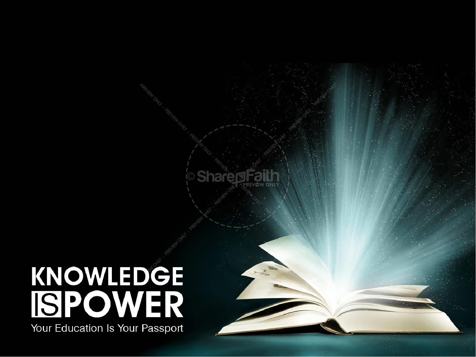 Knowledge Is Power PowerPoint