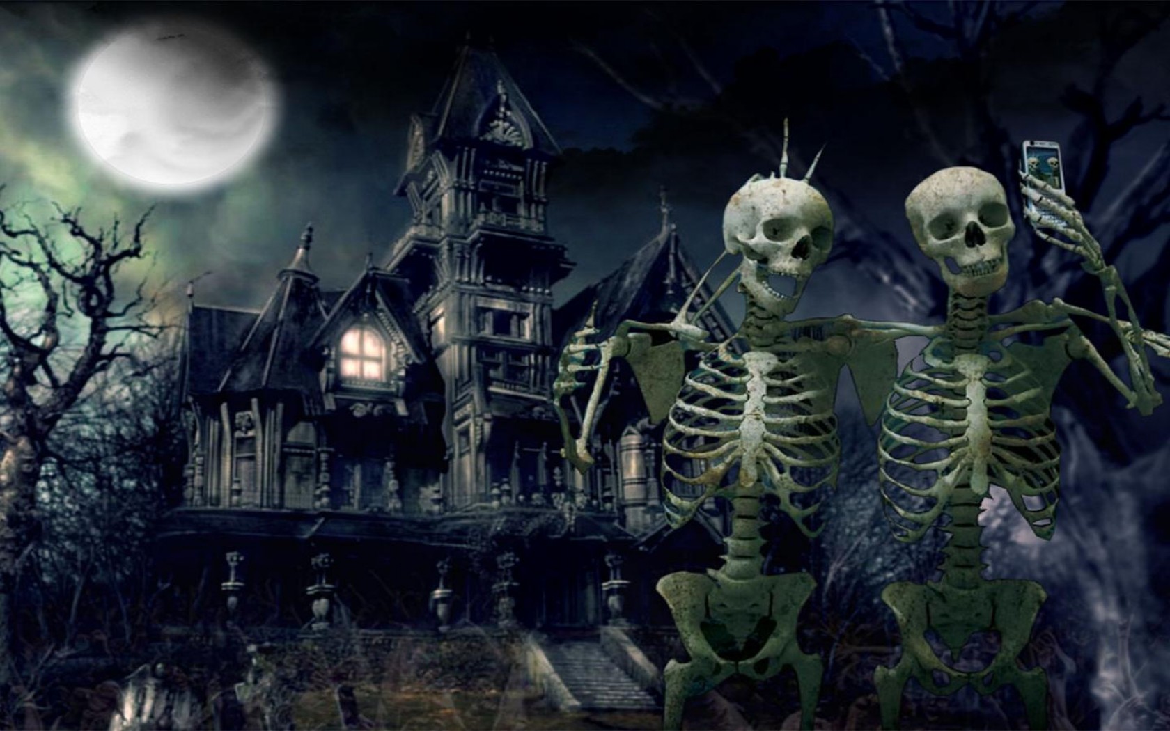 Scary Halloween HD Wallpaper 1680x1050