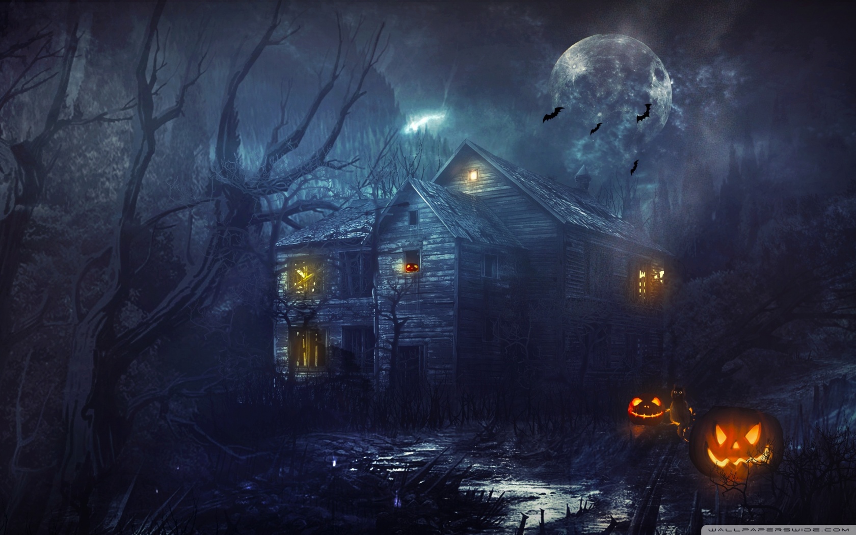 Halloween Ultra HD Desktop Background Wallpaper for 4K UHD TV, Multi Display, Dual Monitor