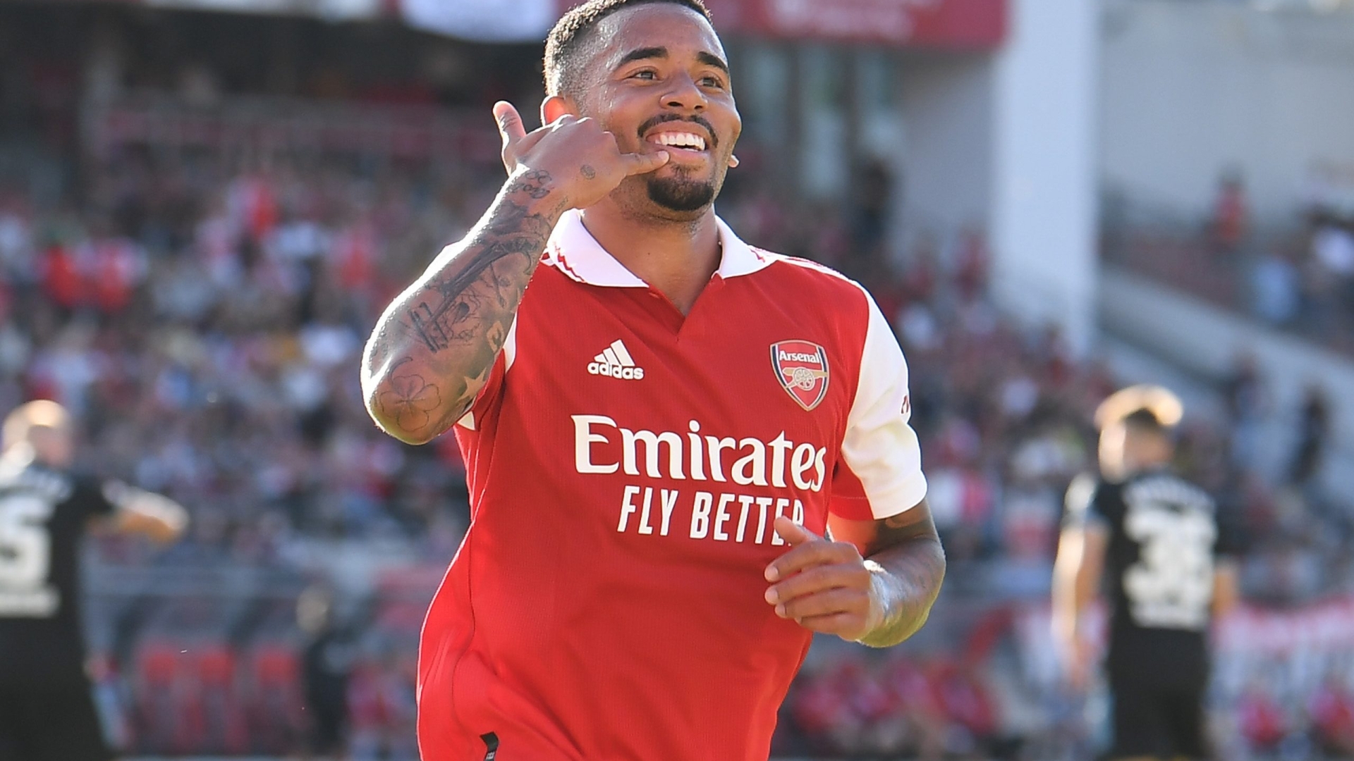 New Arsenal signing Gabriel Jesus explains when he will leave the Gunners following transfer from Manchester City as he explains Premier League aim