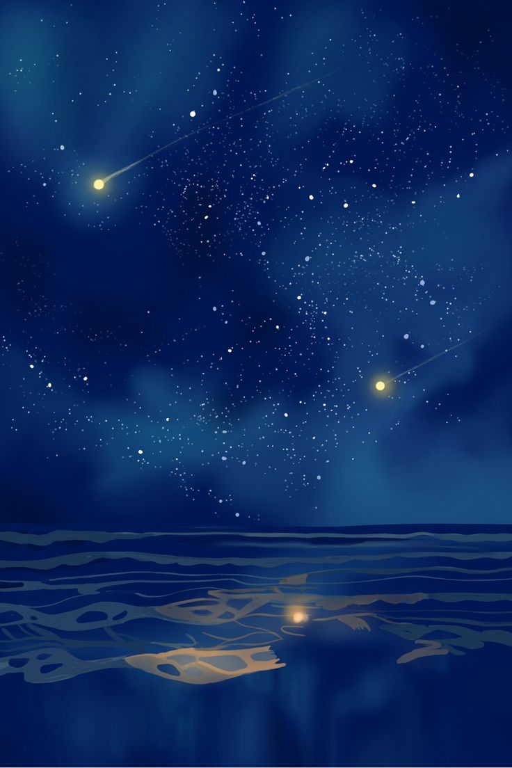 Sky Stars Night Sky Beautiful Watercolor Background. Night sky art, Beautiful night sky, Night sky painting