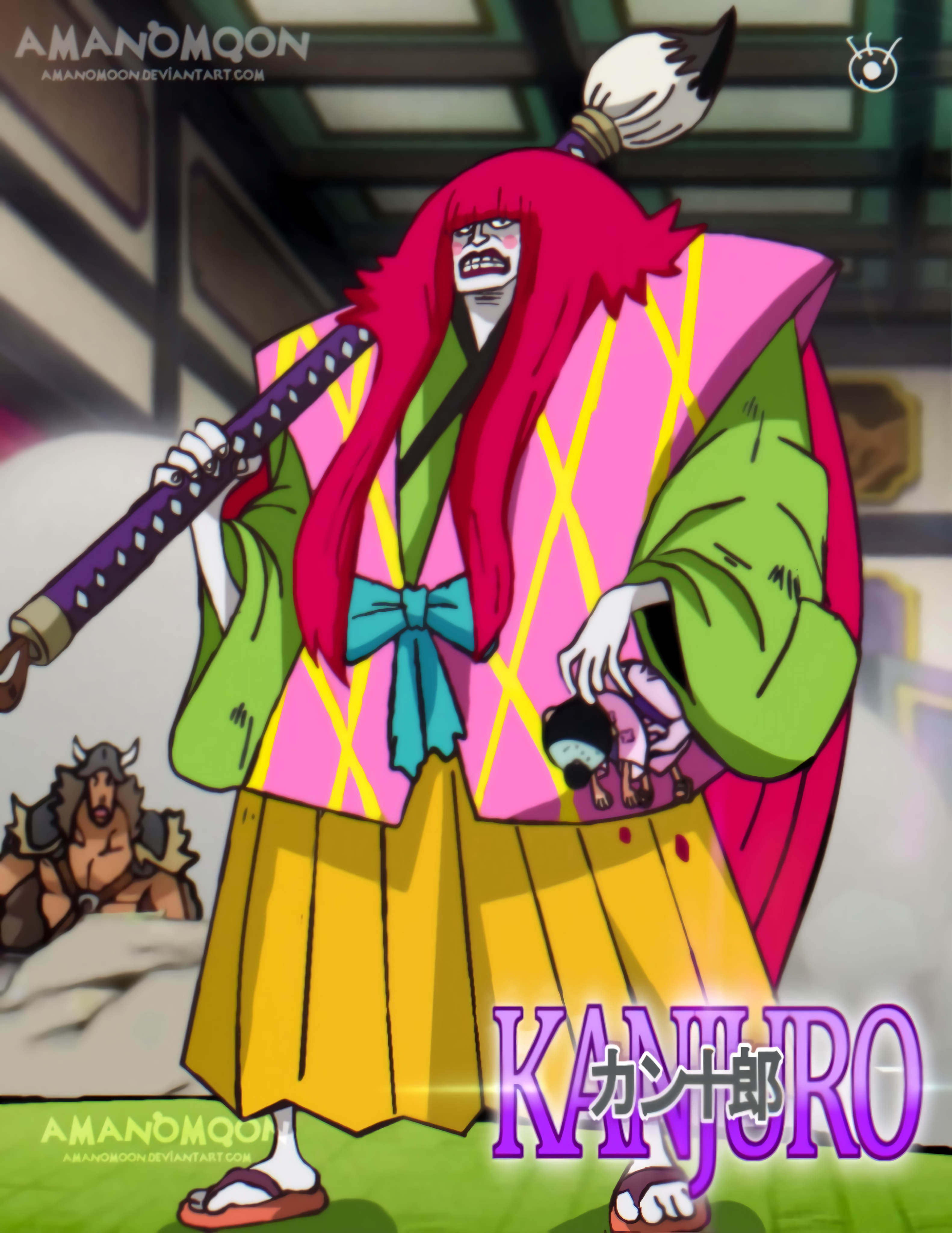 Kanjuro by Amanomoon. สัตว์, จักรพรรดิ, อาวุธ