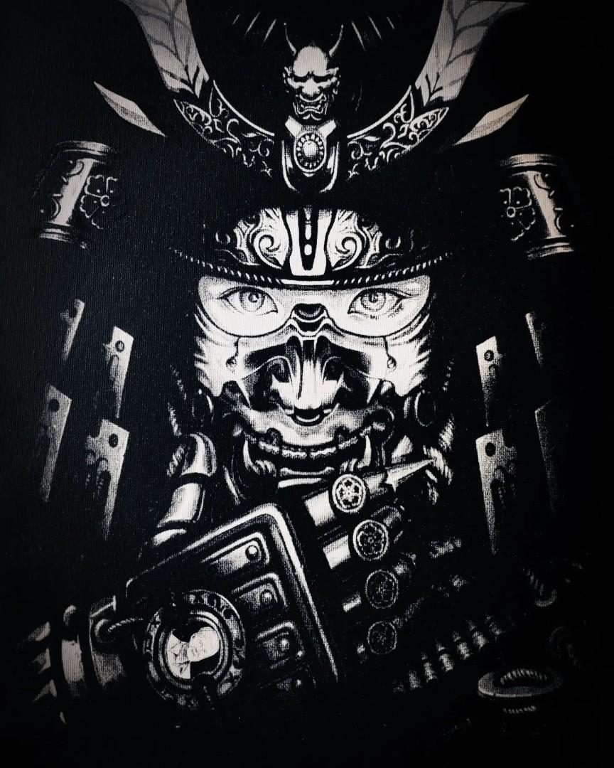 Samurai Black And White Wallpapers Wallpaper Cave